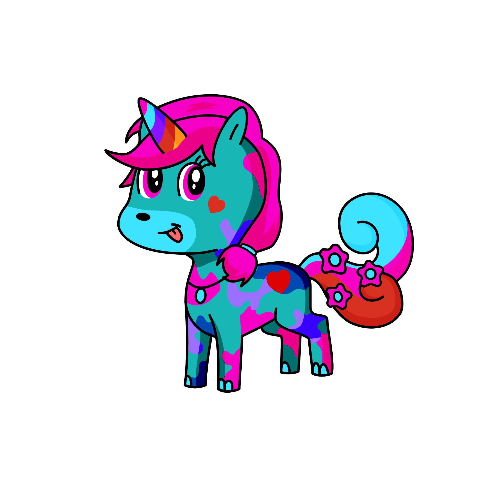 mel means my mum, the unicorn