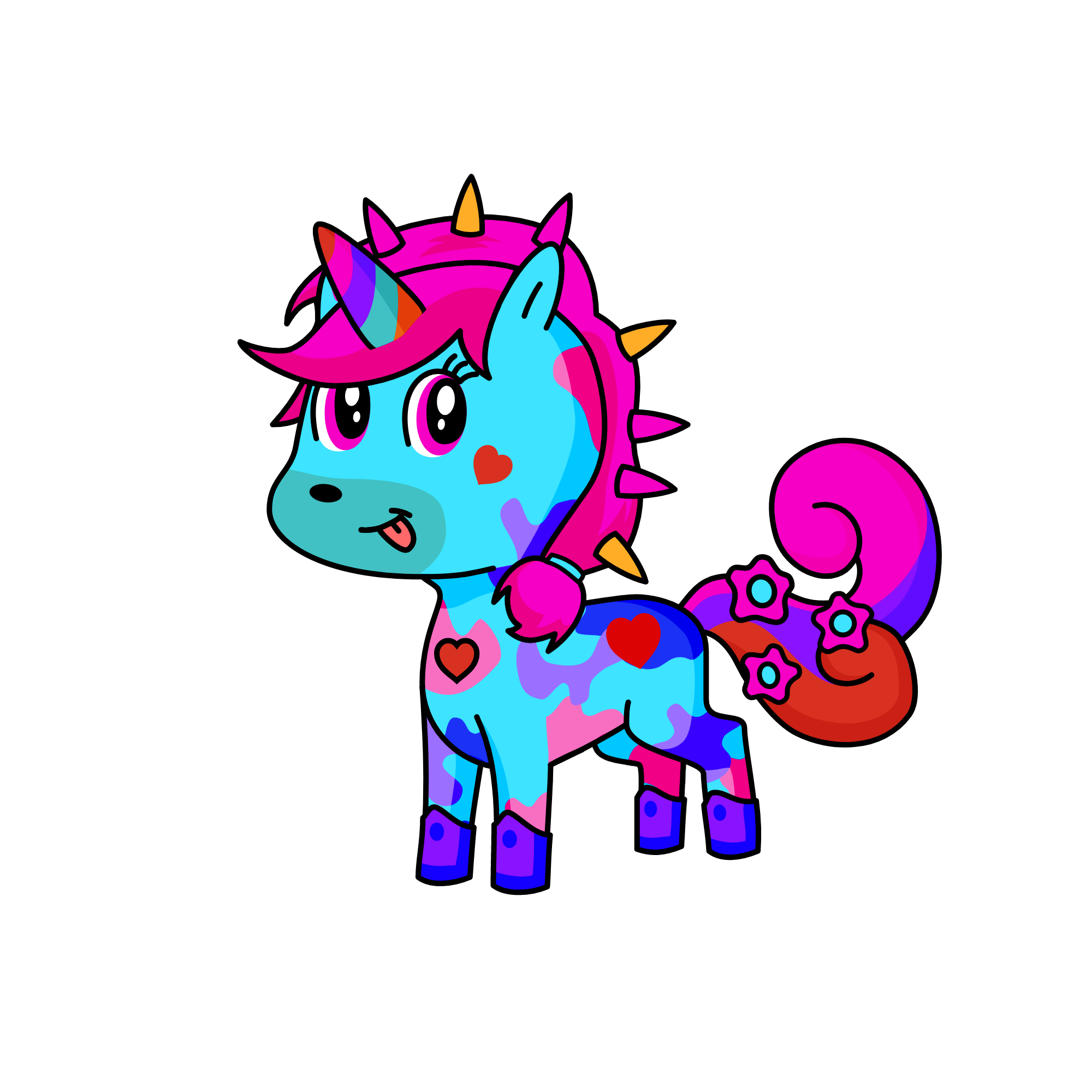 mel mens my mum, the unicorn