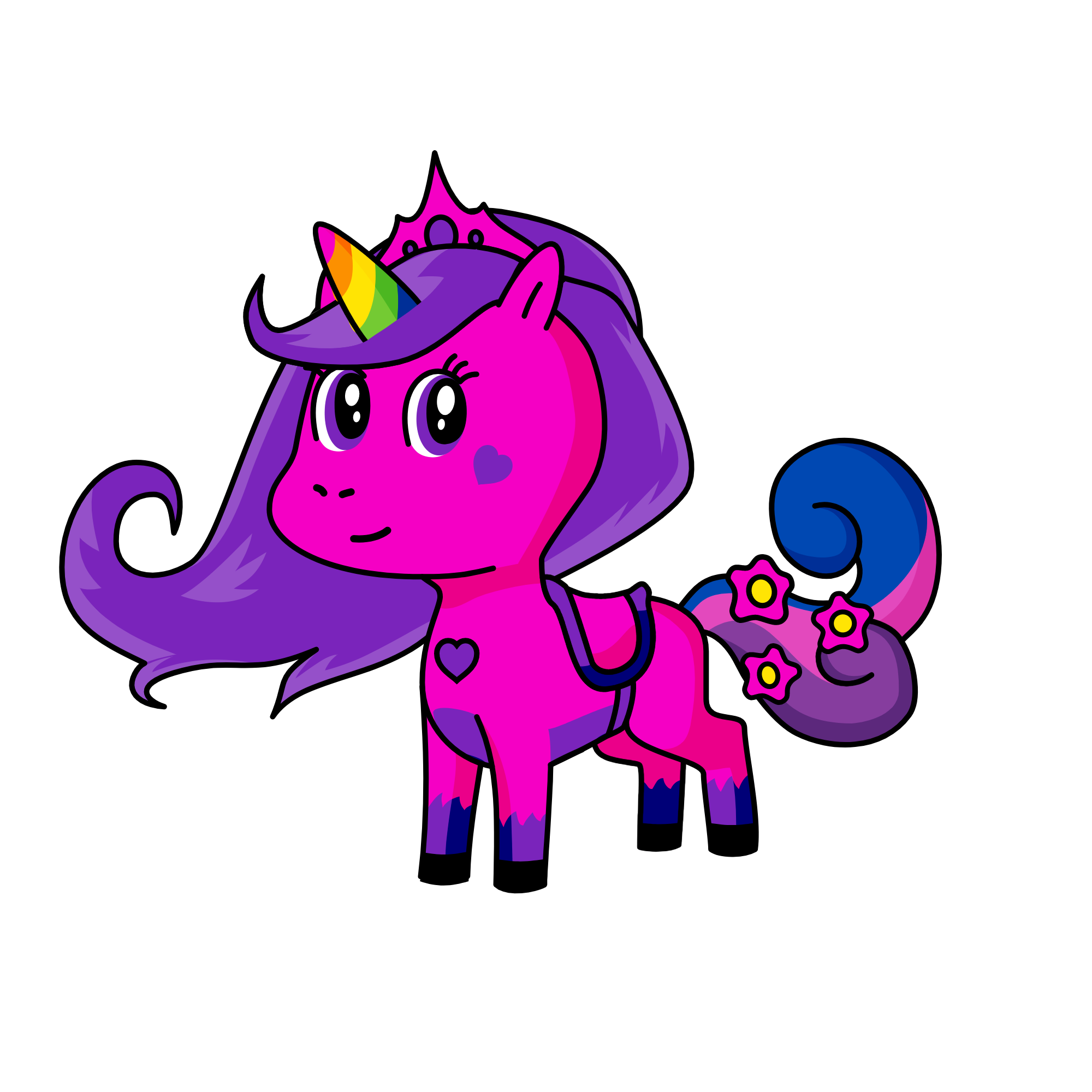 Mrs. SparklePants, the unicorn