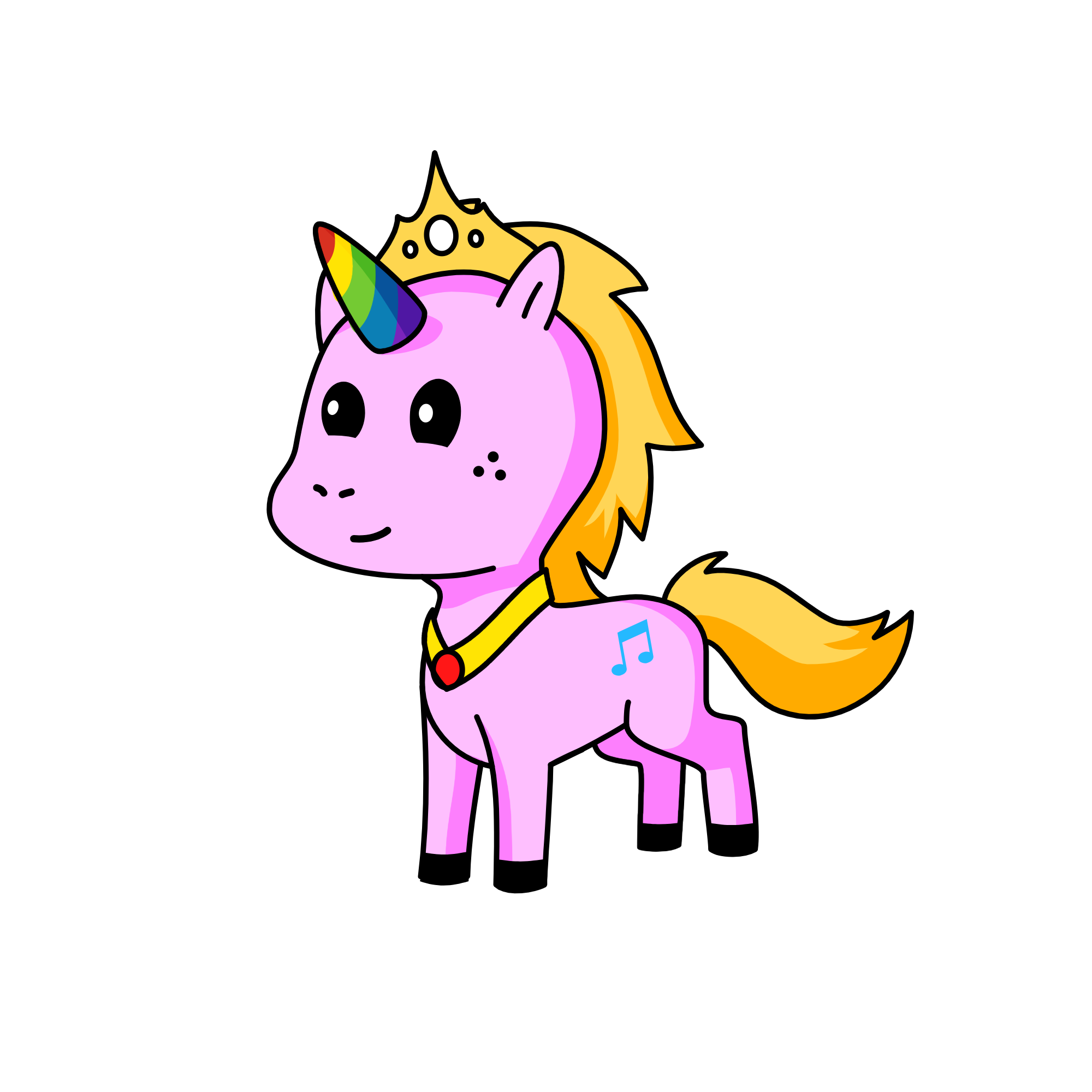 pinky, the unicorn
