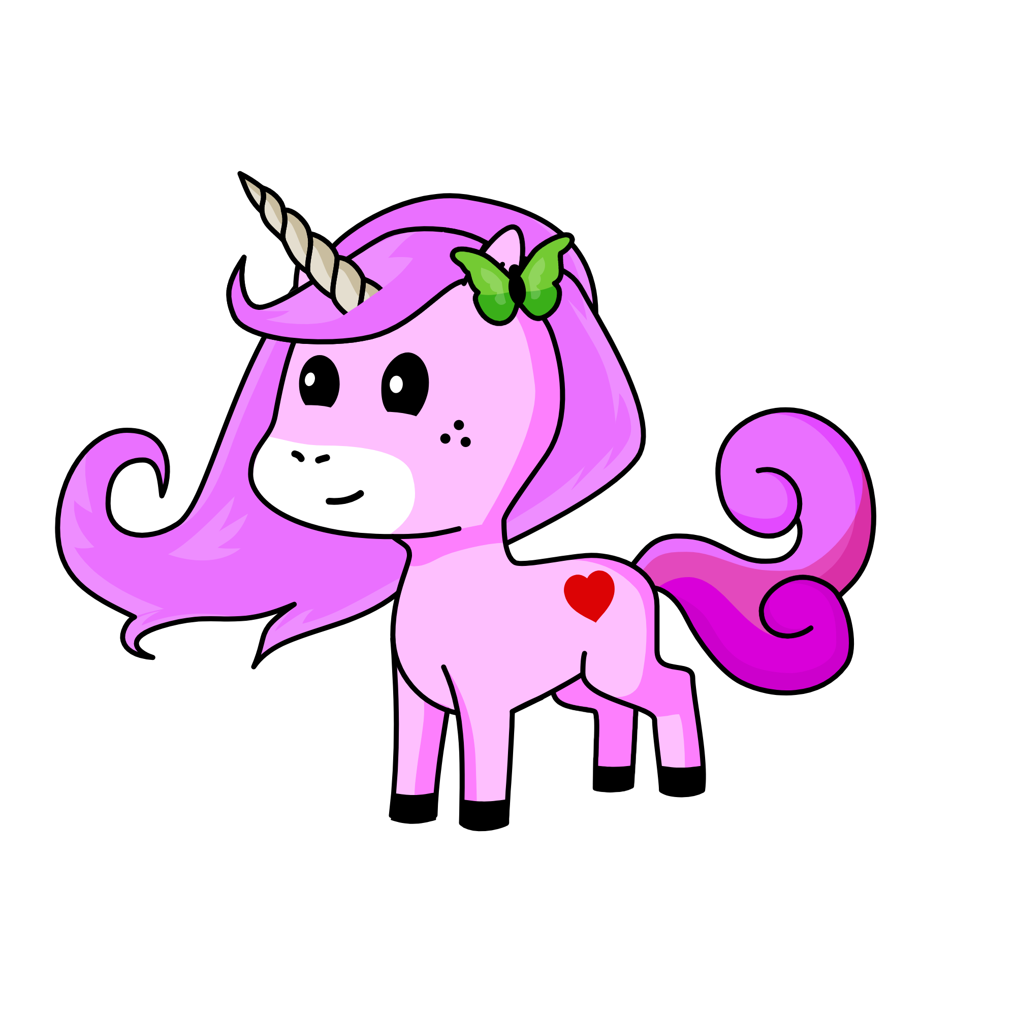 Cybil, the unicorn