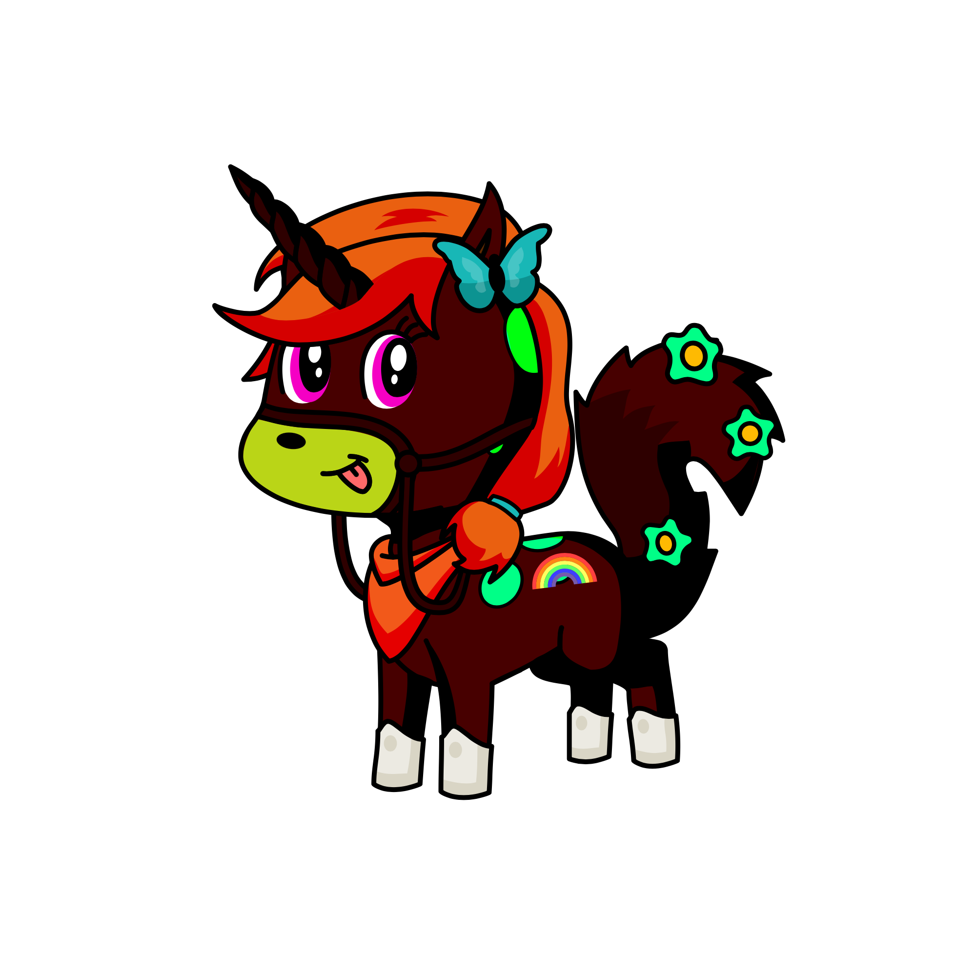 Dad, the unicorn