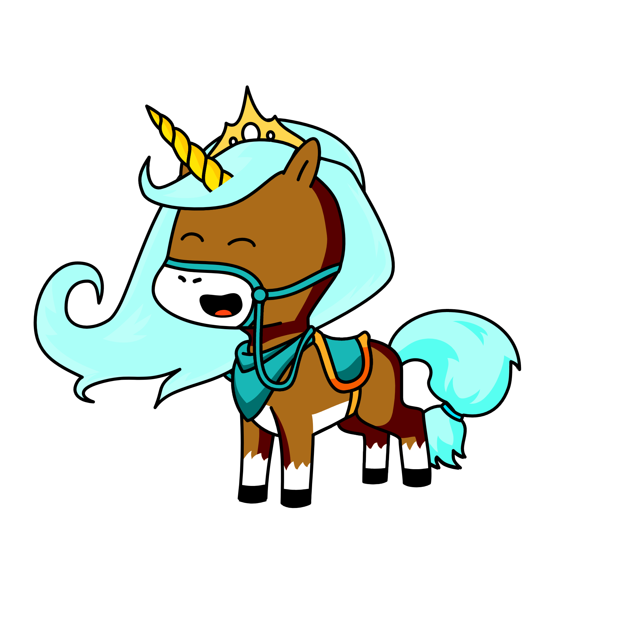 Blah, the unicorn