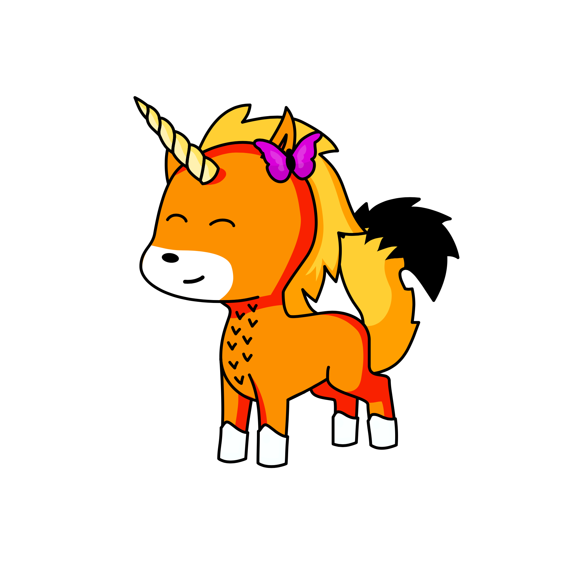 Foxy, the unicorn