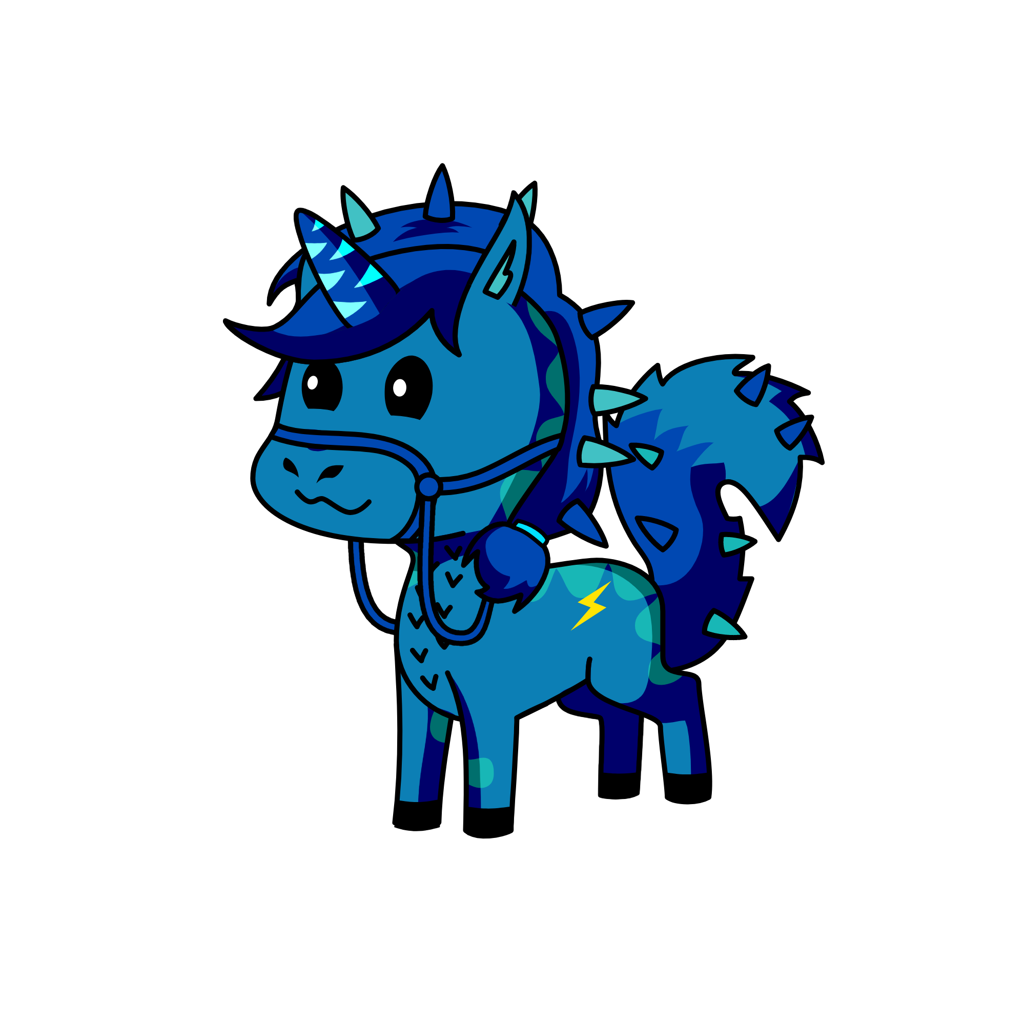 Dragon, the unicorn