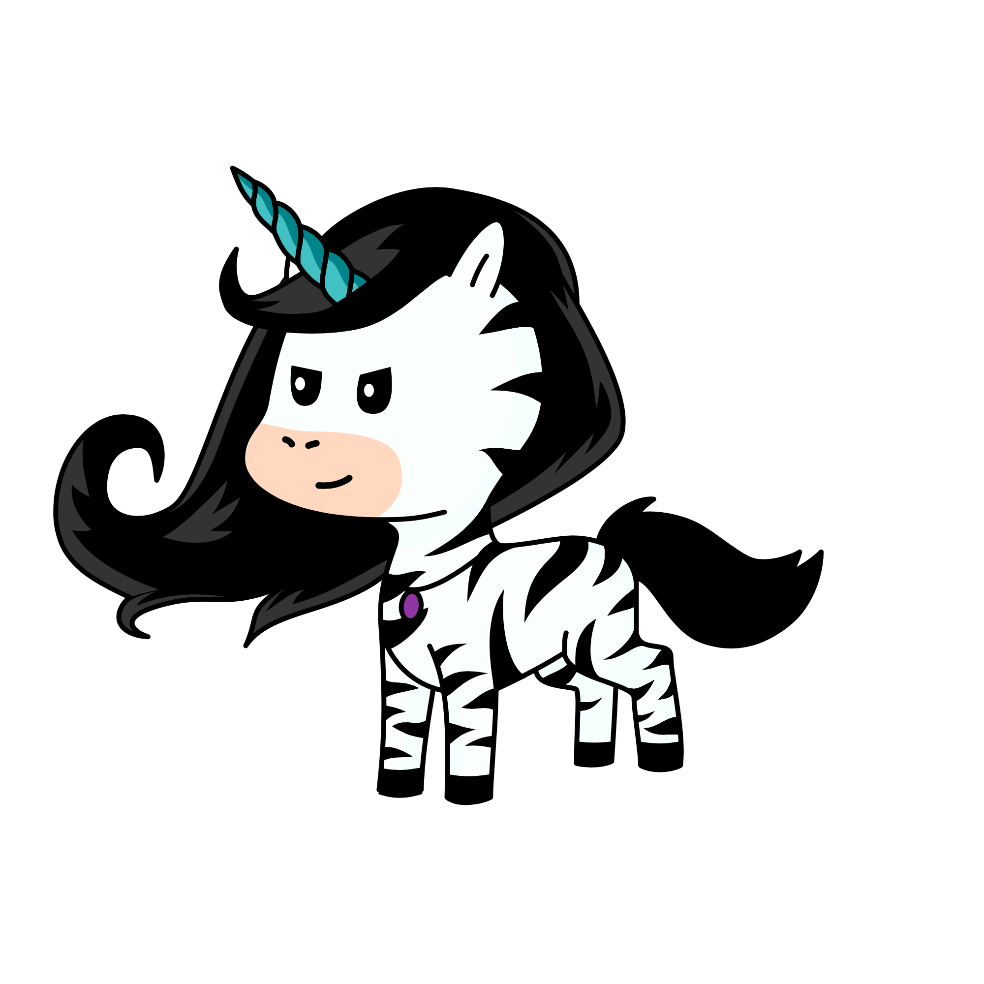 Zebracorn, the unicorn