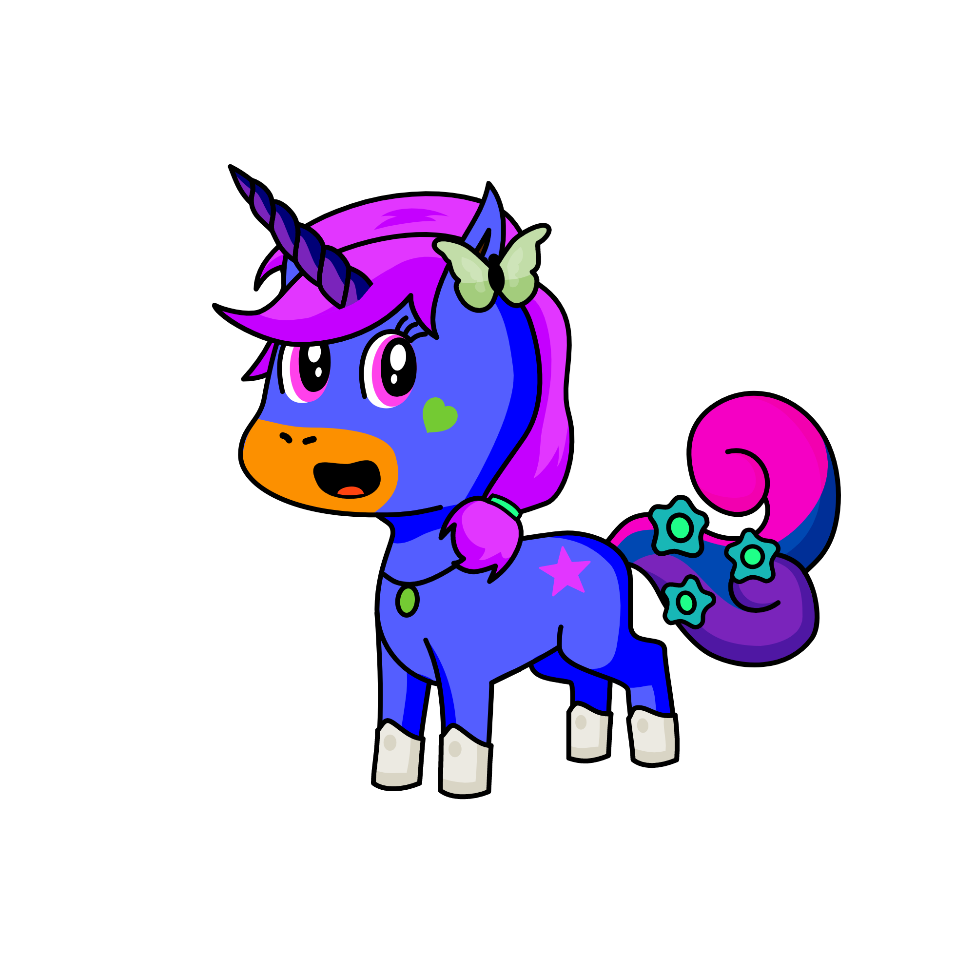 Nhiden, the unicorn