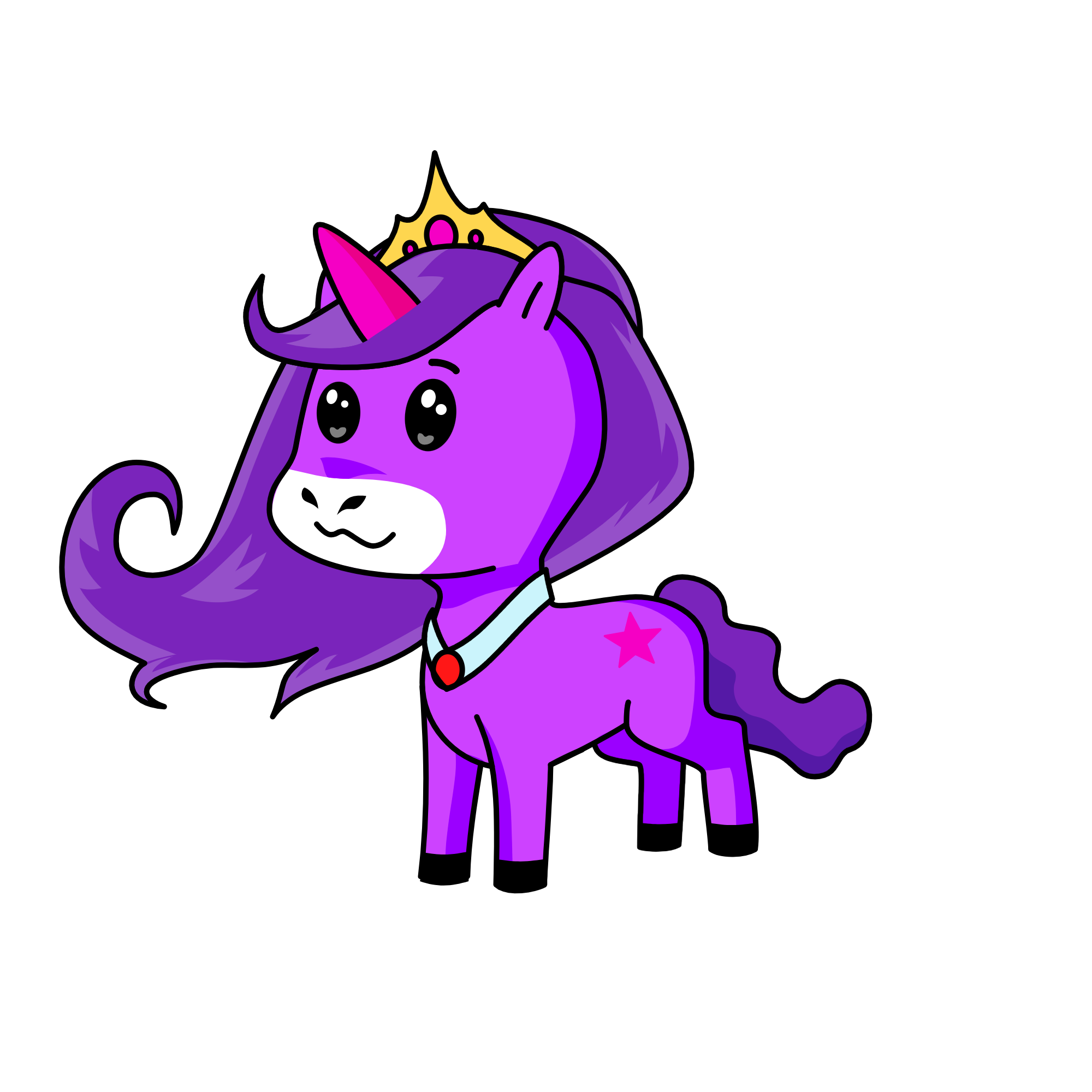 rose, the unicorn