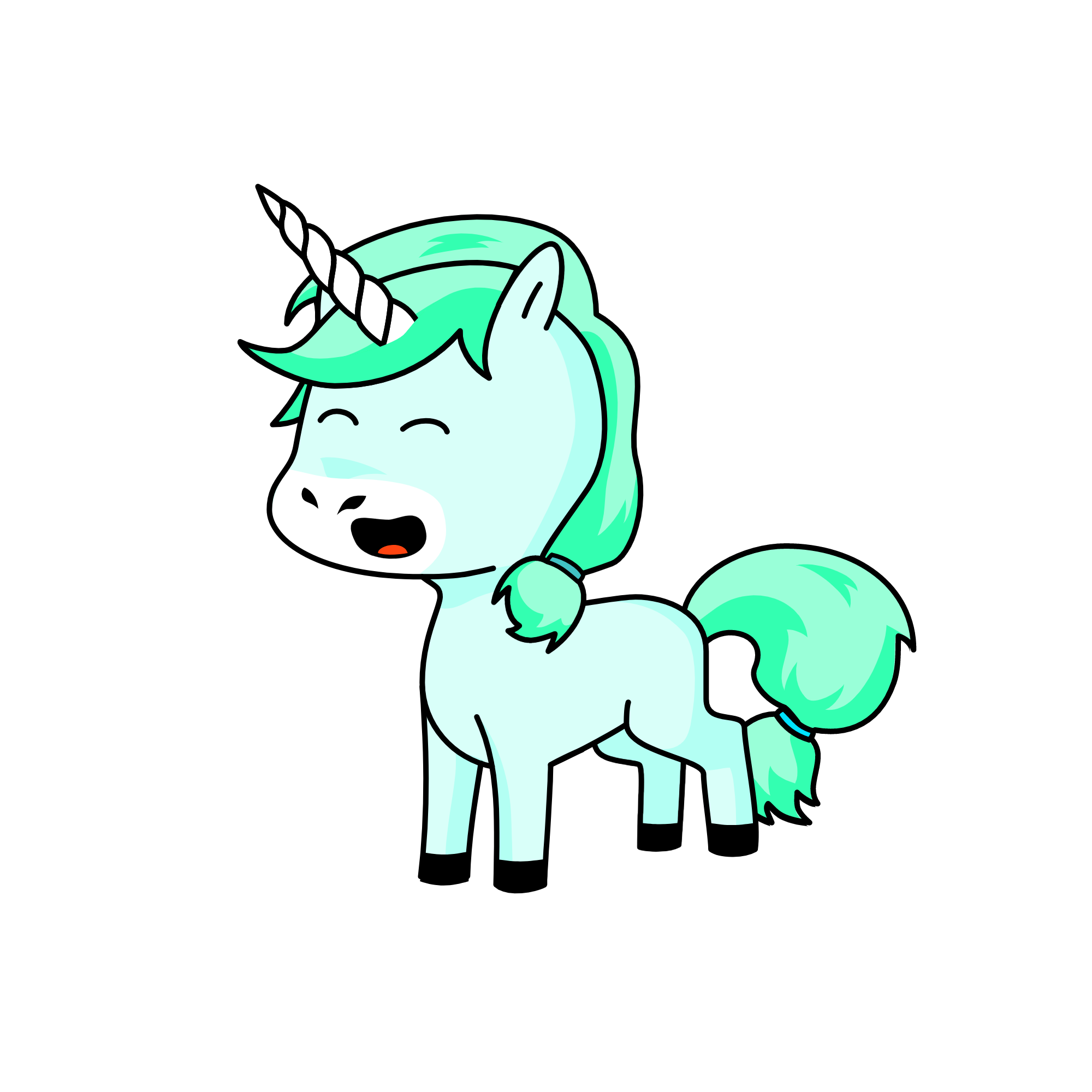Aquamarine, the unicorn