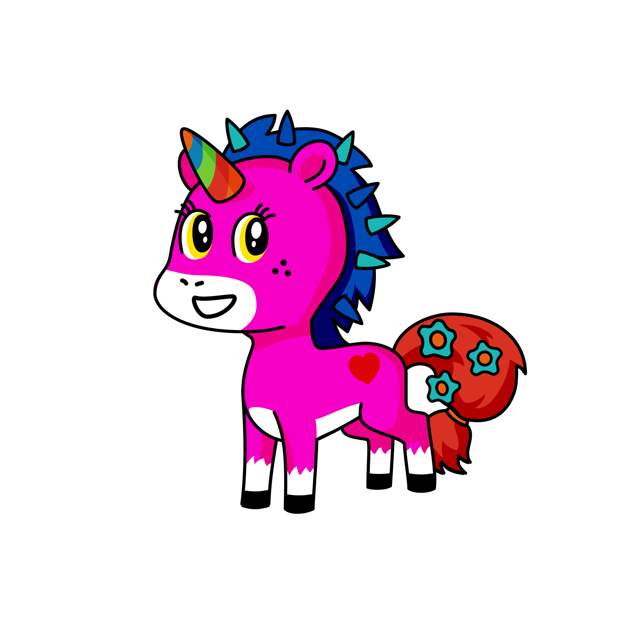 Mary Bean, the unicorn