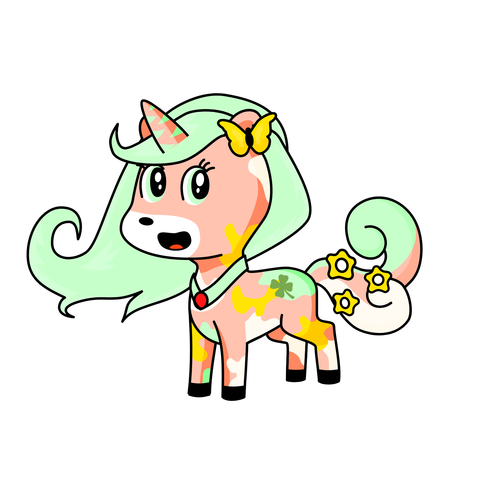 Springy, the unicorn