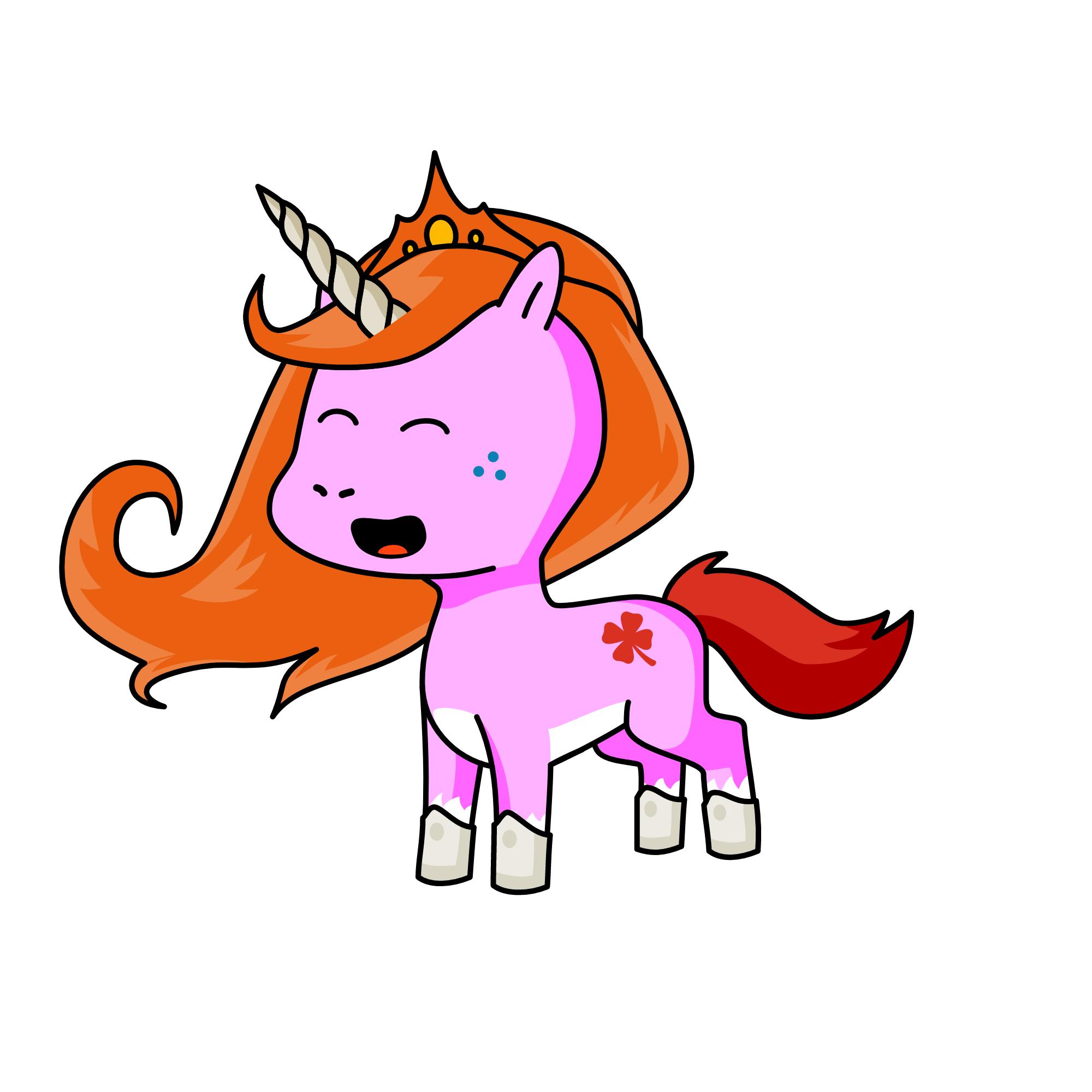 tails, the unicorn