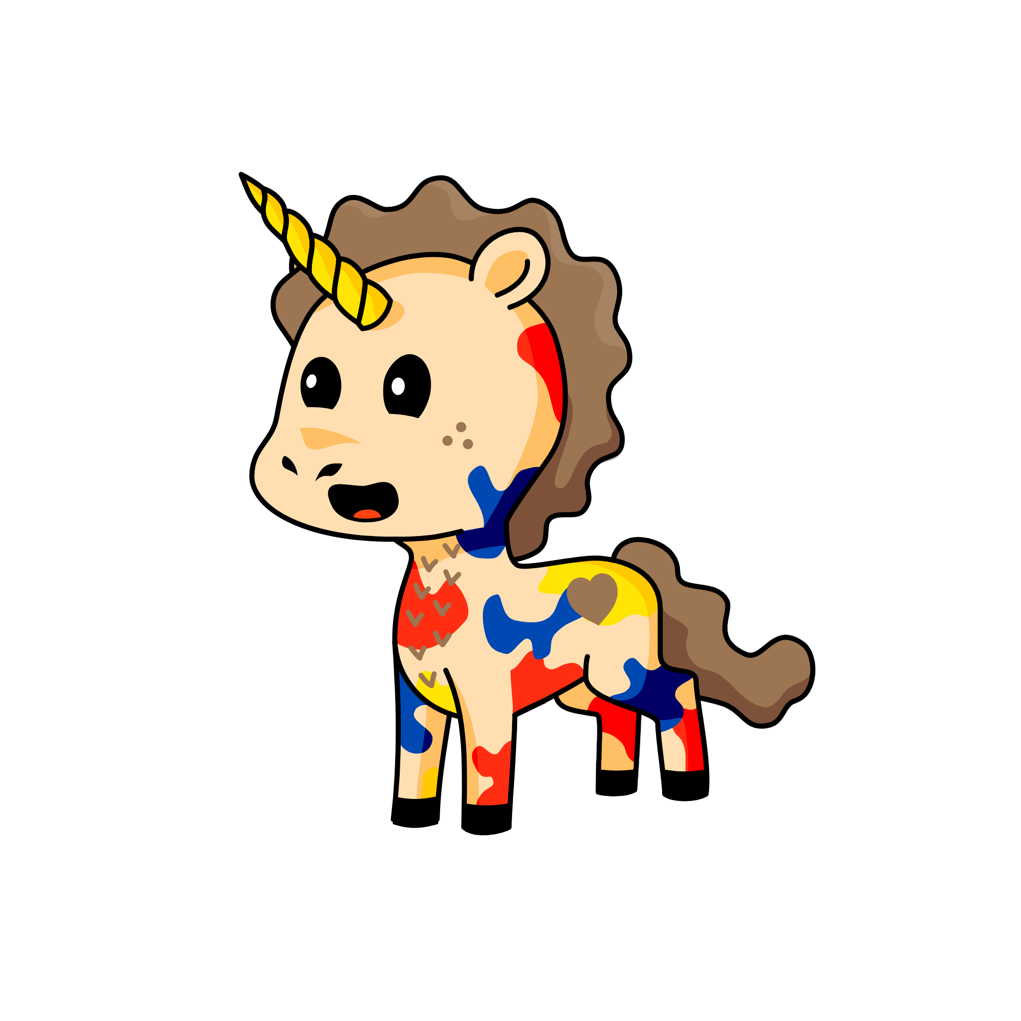 Bob Ross, the unicorn
