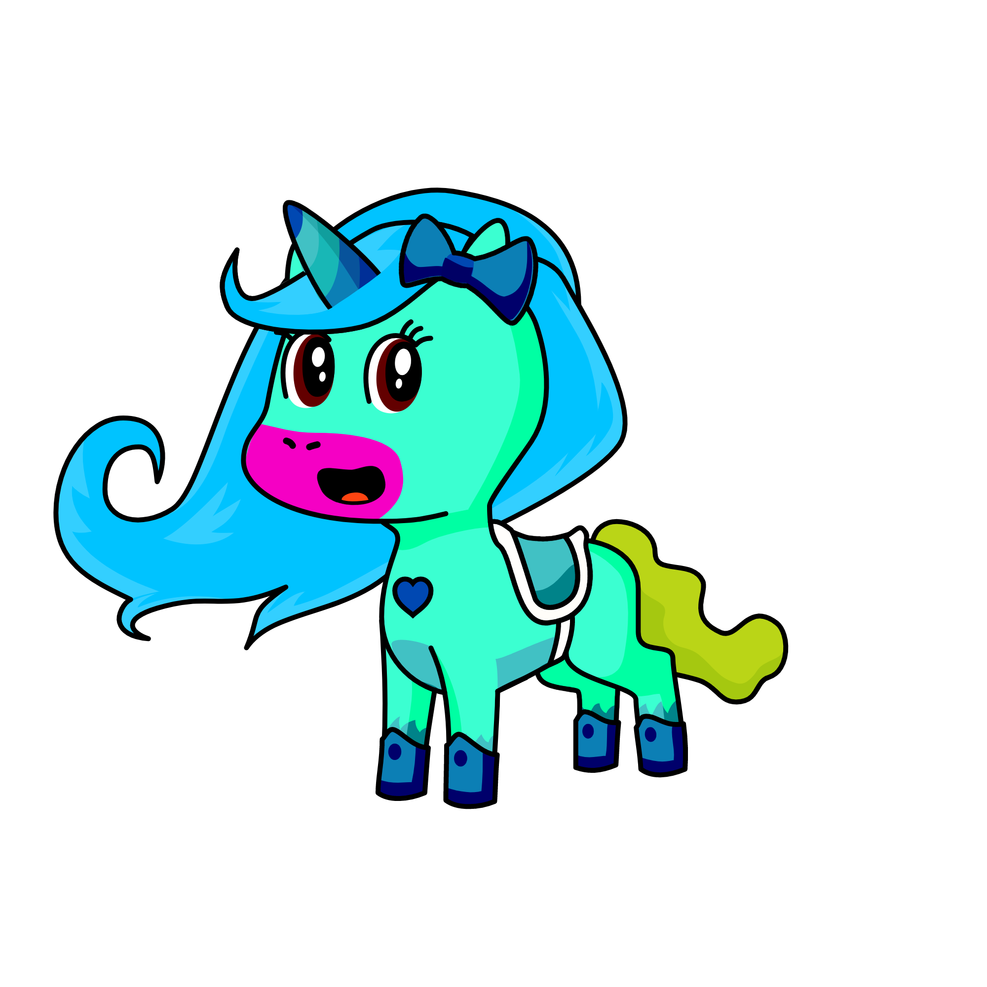 Snowy, the unicorn
