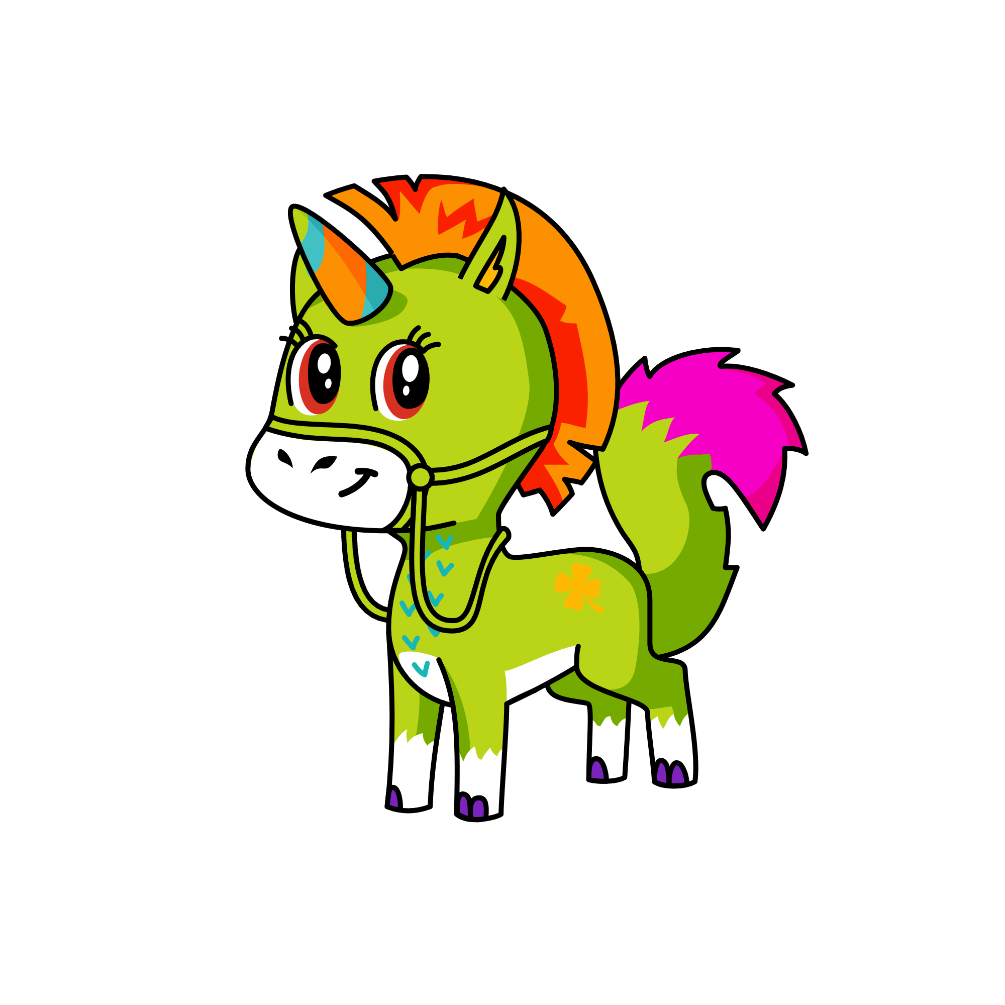 Lucky, the unicorn