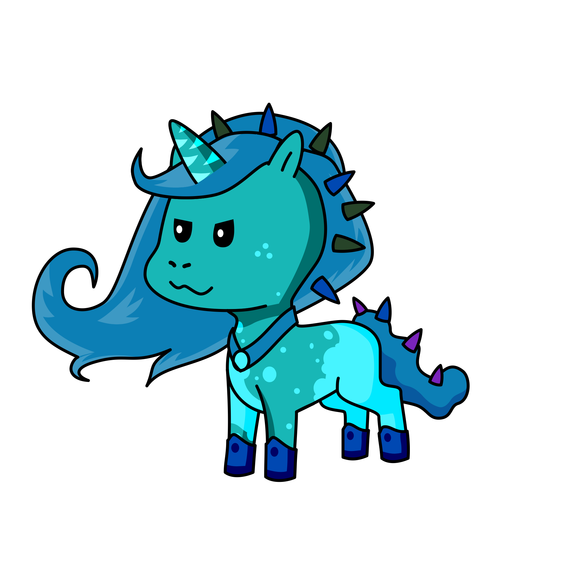 Princess Waterspike, the unicorn