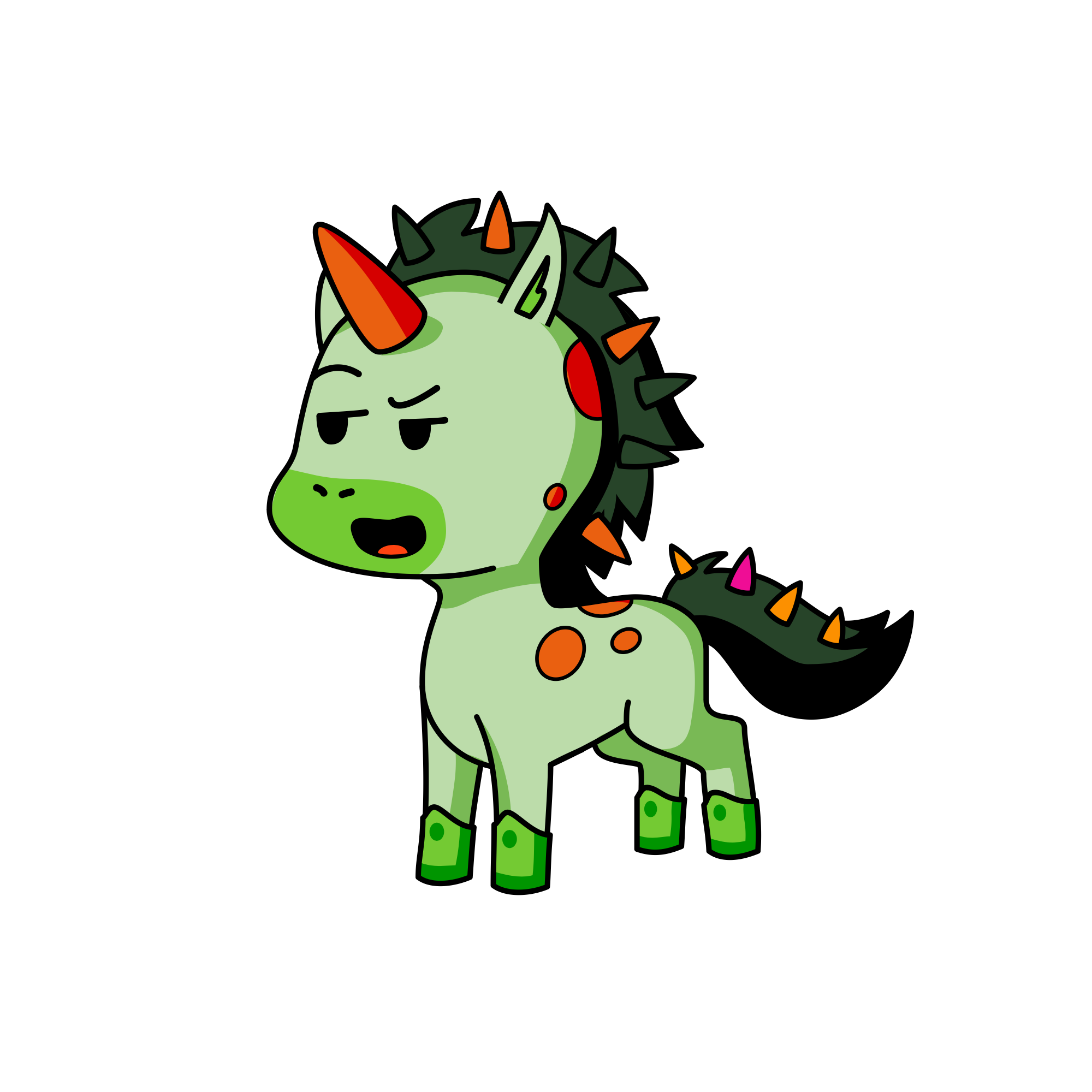 Zombiecron, the unicorn
