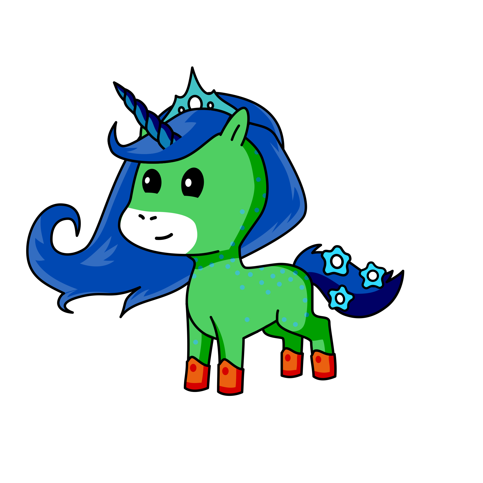 Glory, the unicorn