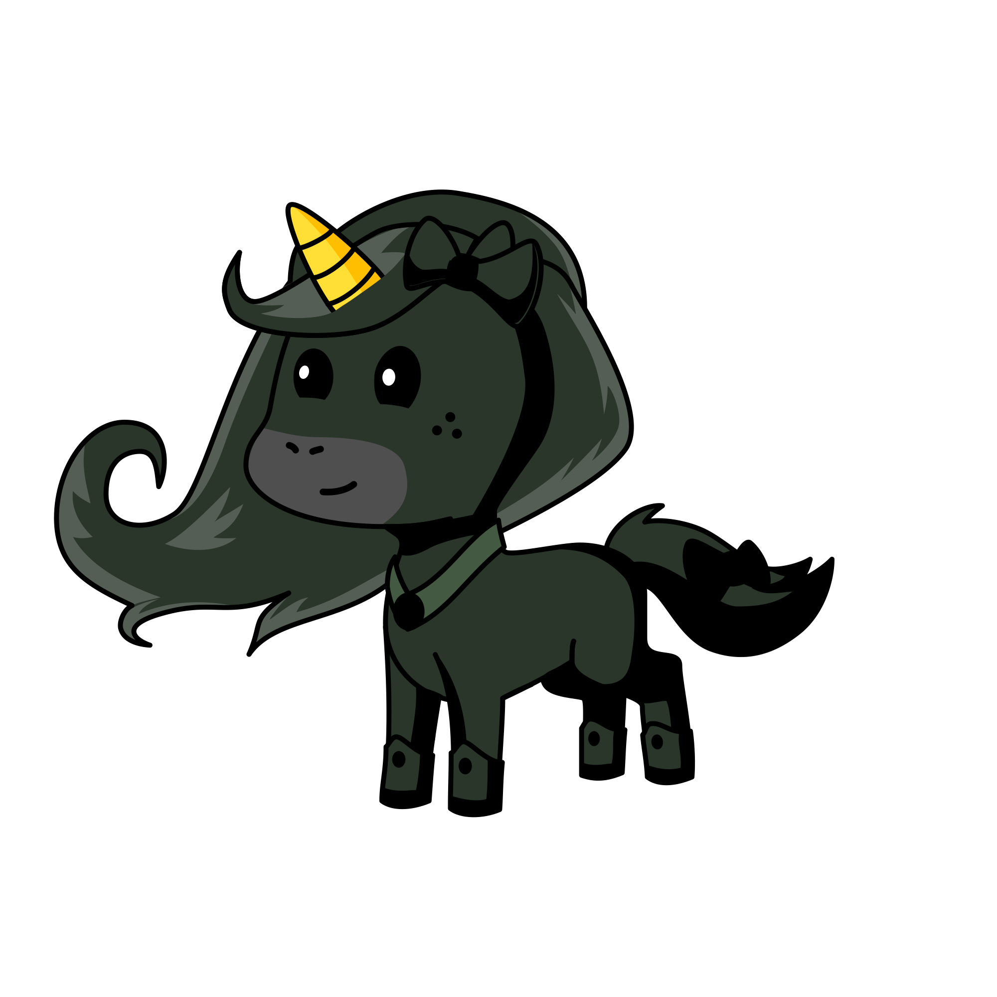 Moon, the unicorn