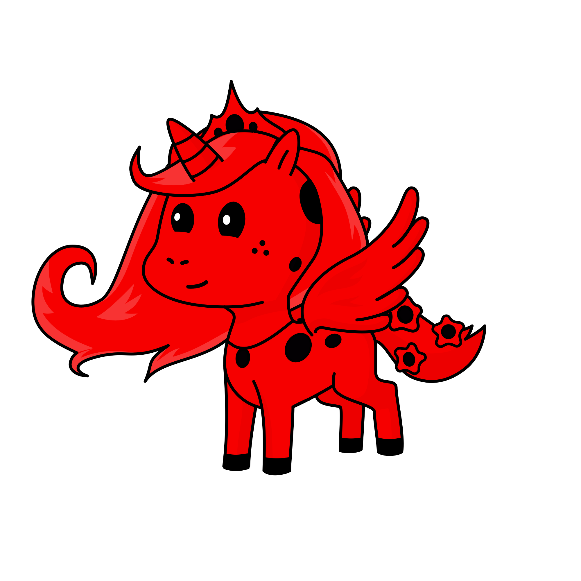 Princess Ladybug, the unicorn