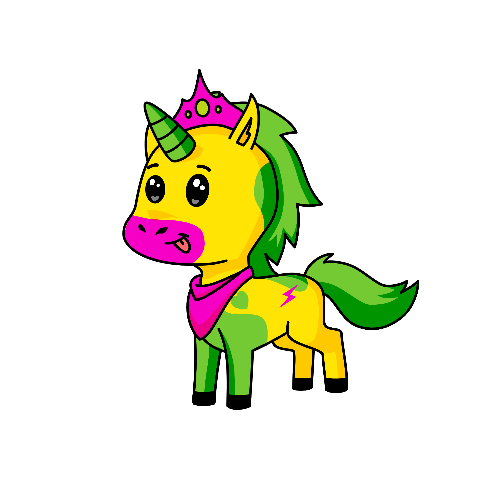 Striker, the unicorn