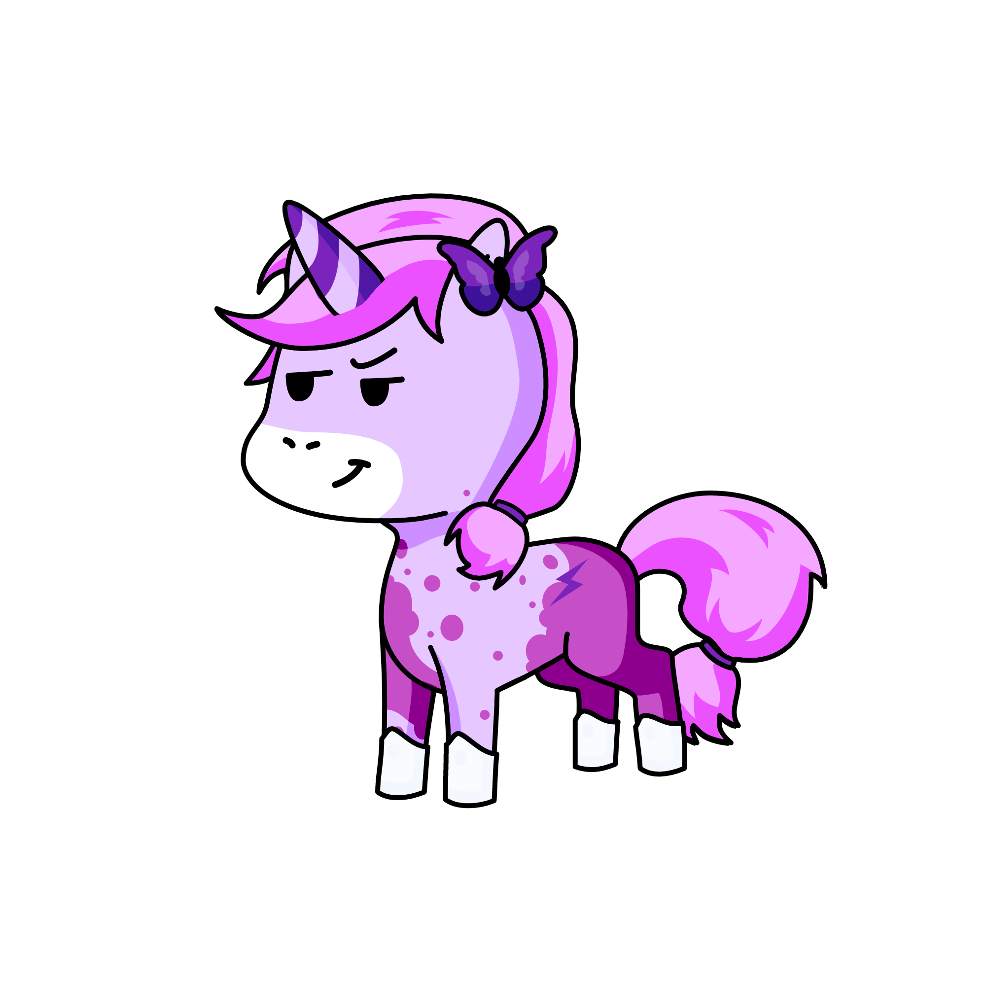 Lavender~Storm, the unicorn