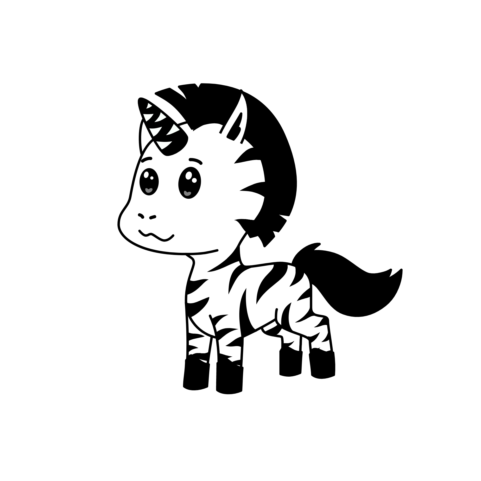 Horned~Zebra, the unicorn