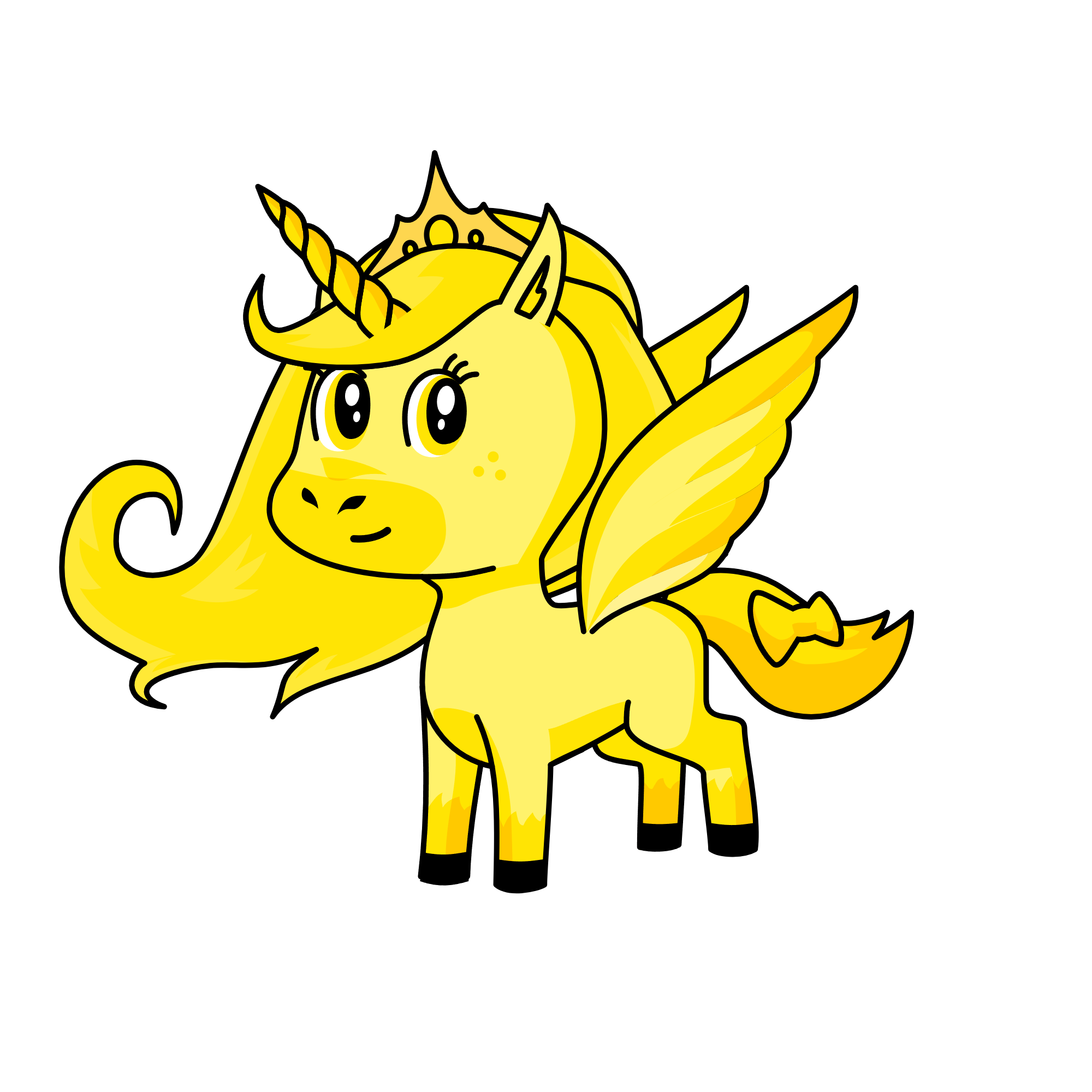 Yellowcorn, the unicorn