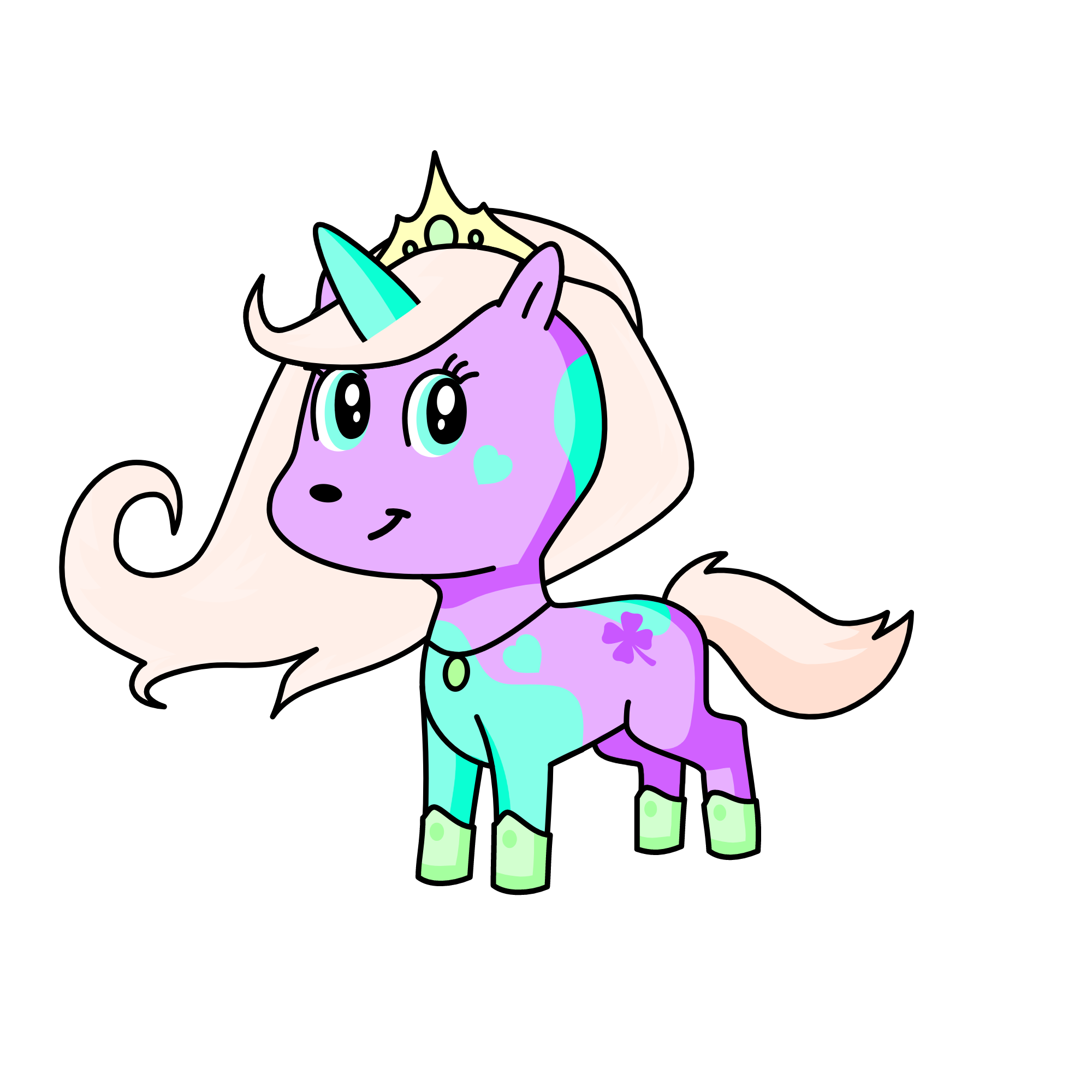 clover, the unicorn