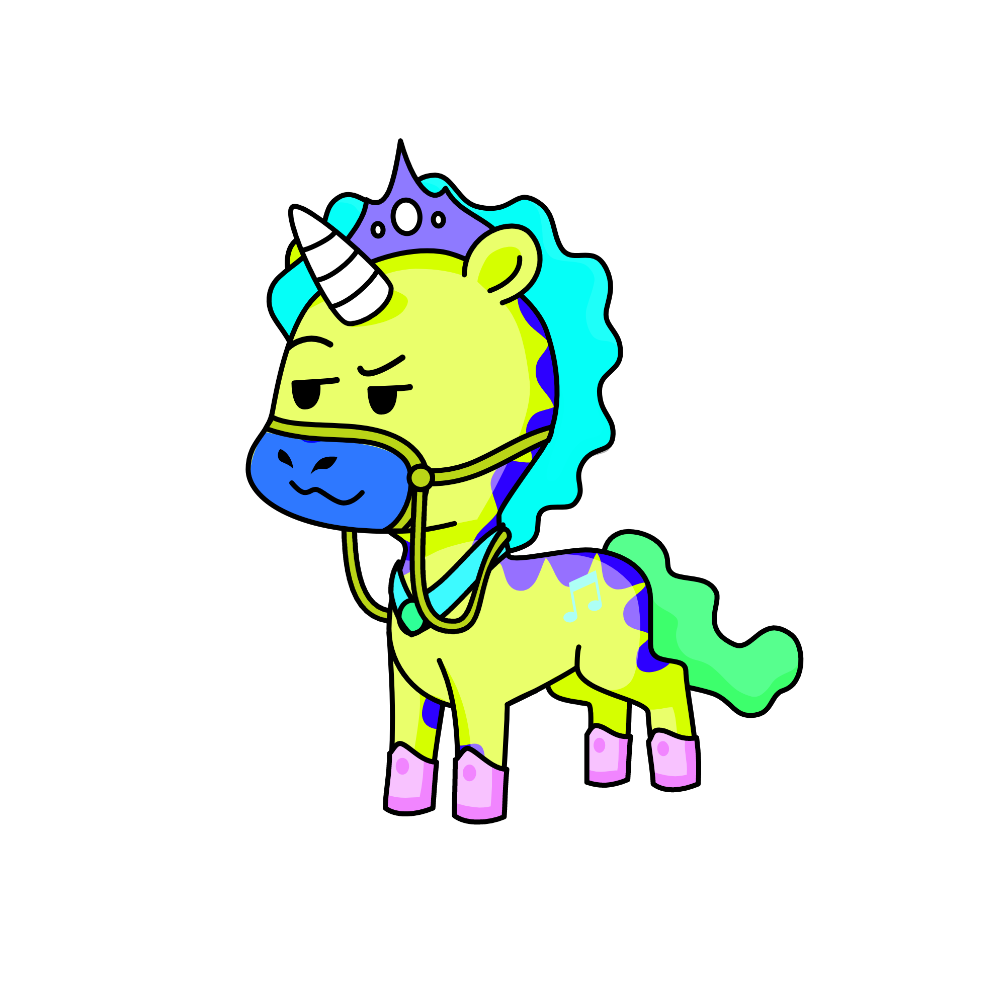 hehe, the unicorn