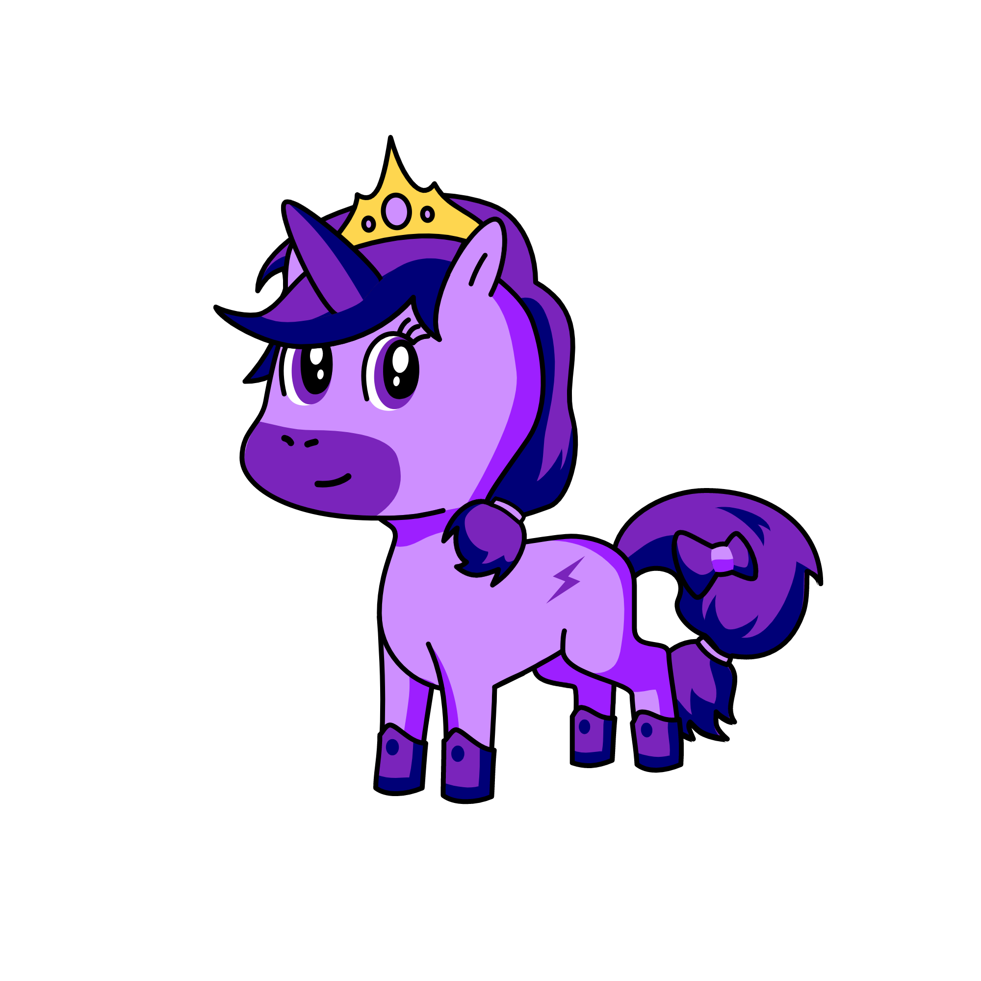 Princess Mal, the unicorn