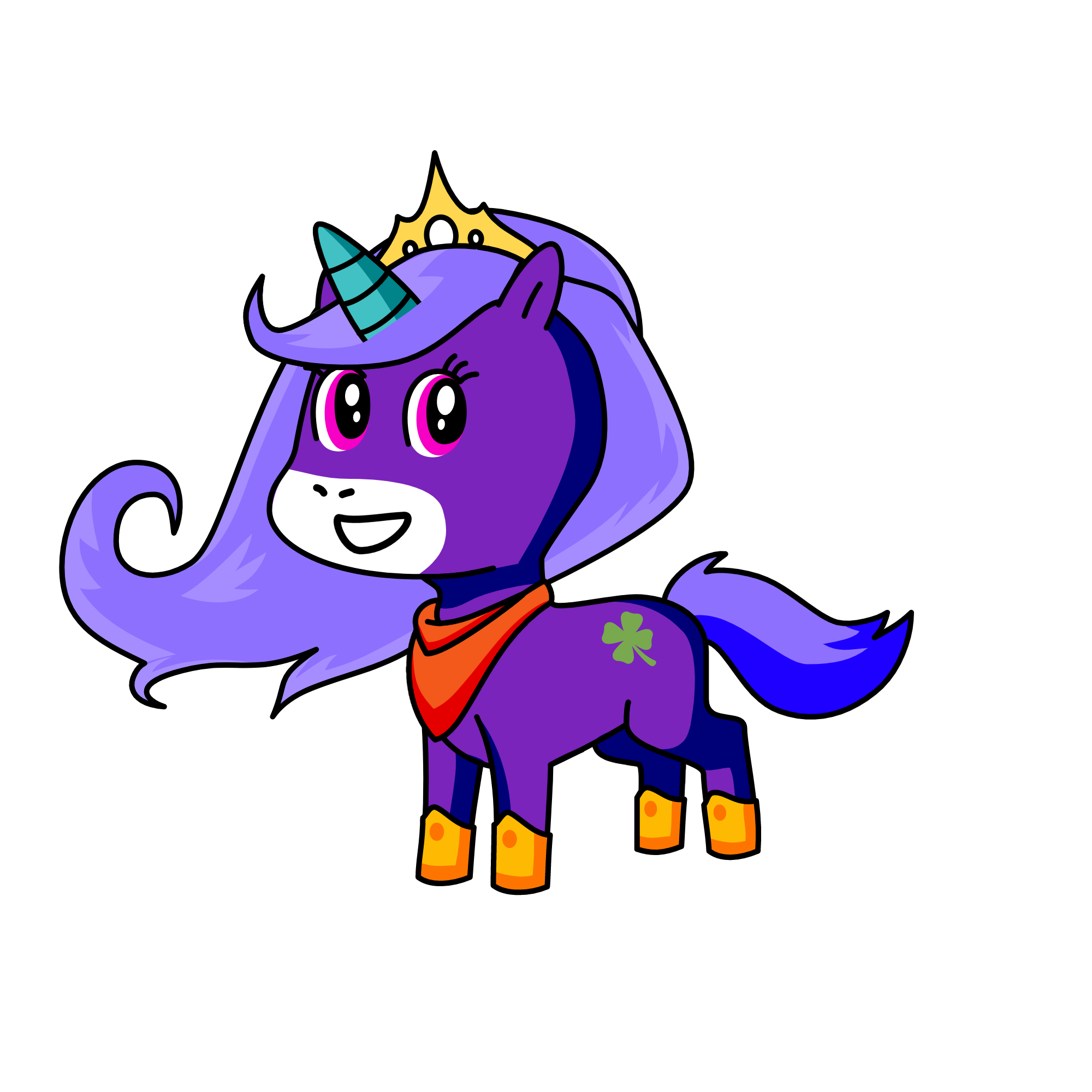 Crystal, the unicorn