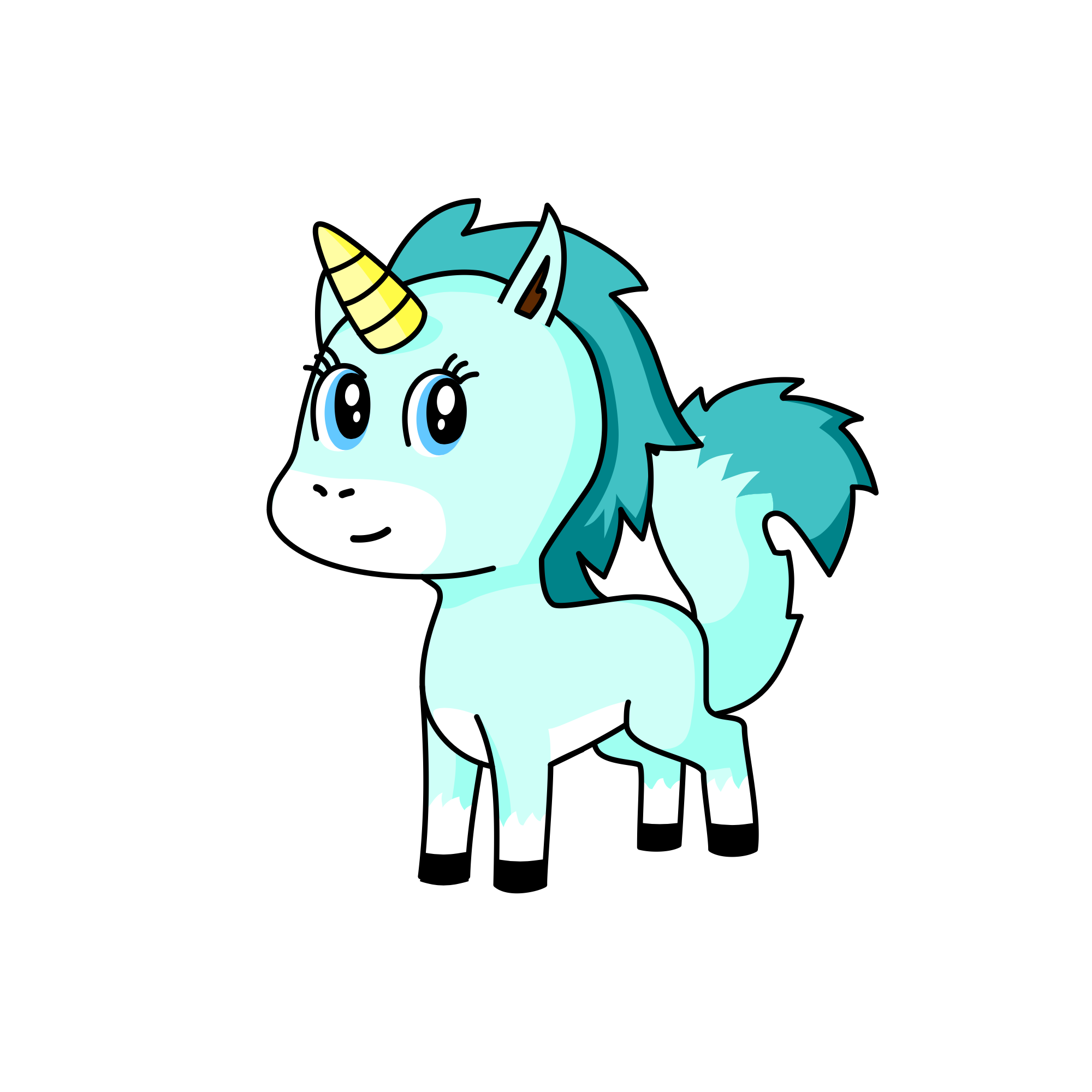 Crystal, the unicorn