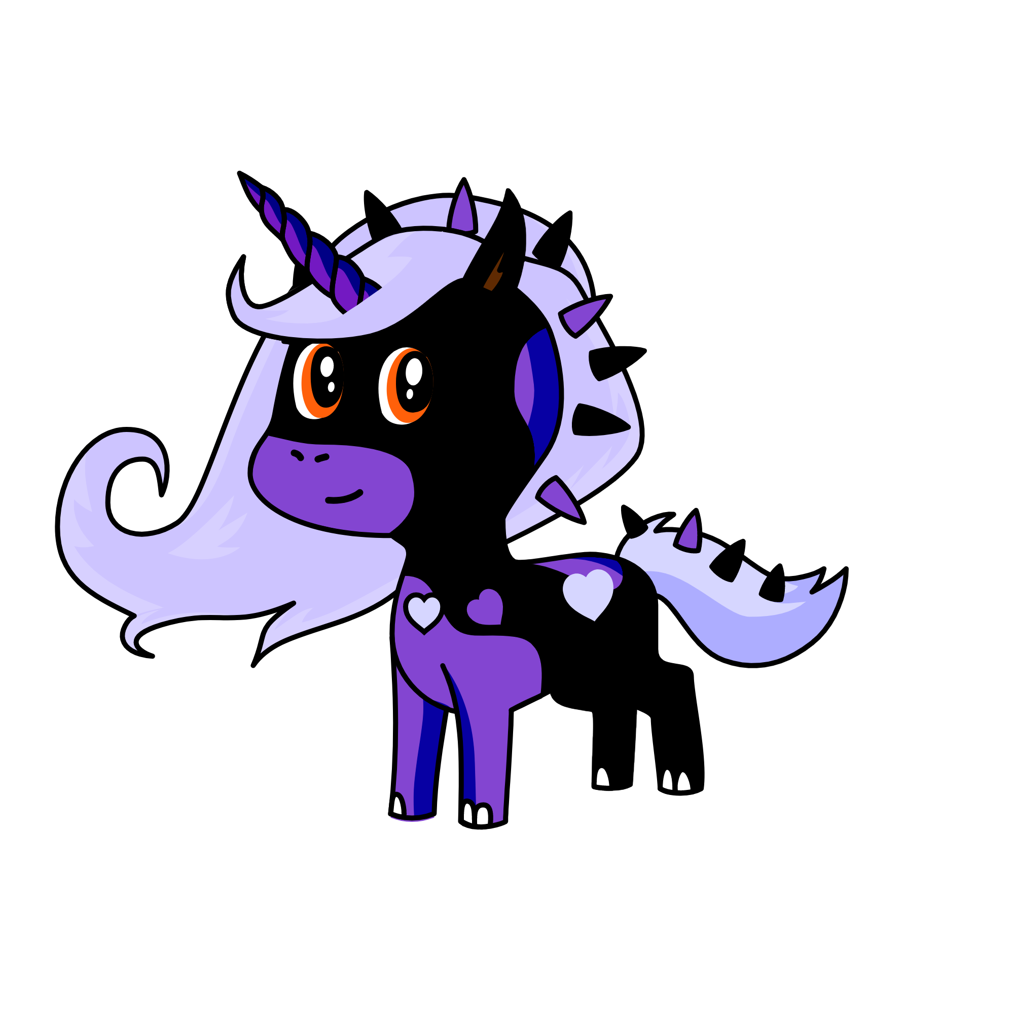 Princess of darkness, the unicorn