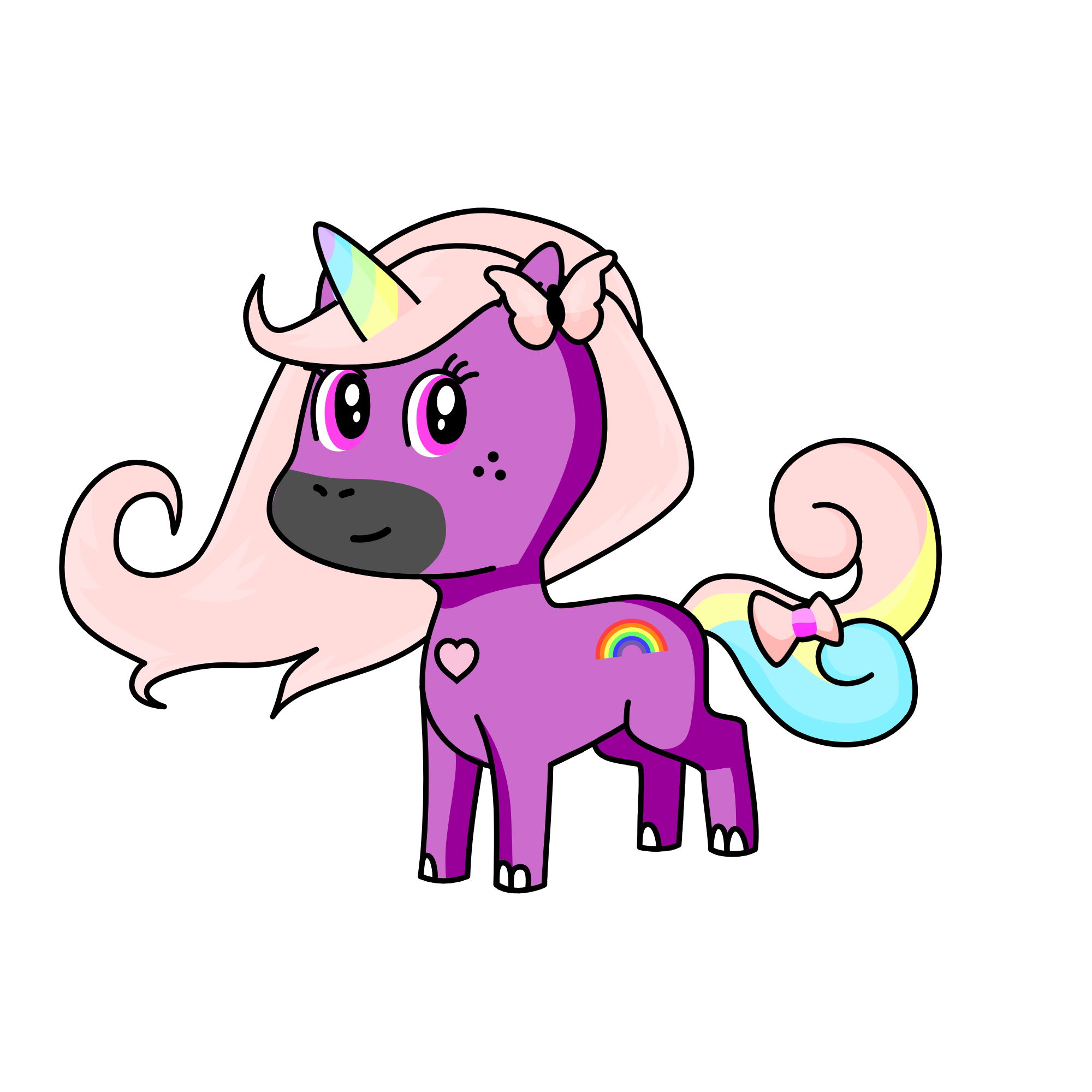 rainbow, the unicorn