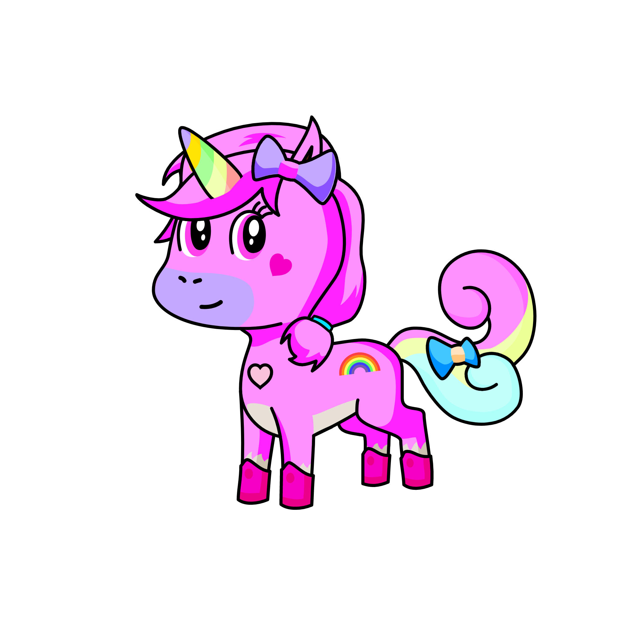 bon bon, the unicorn