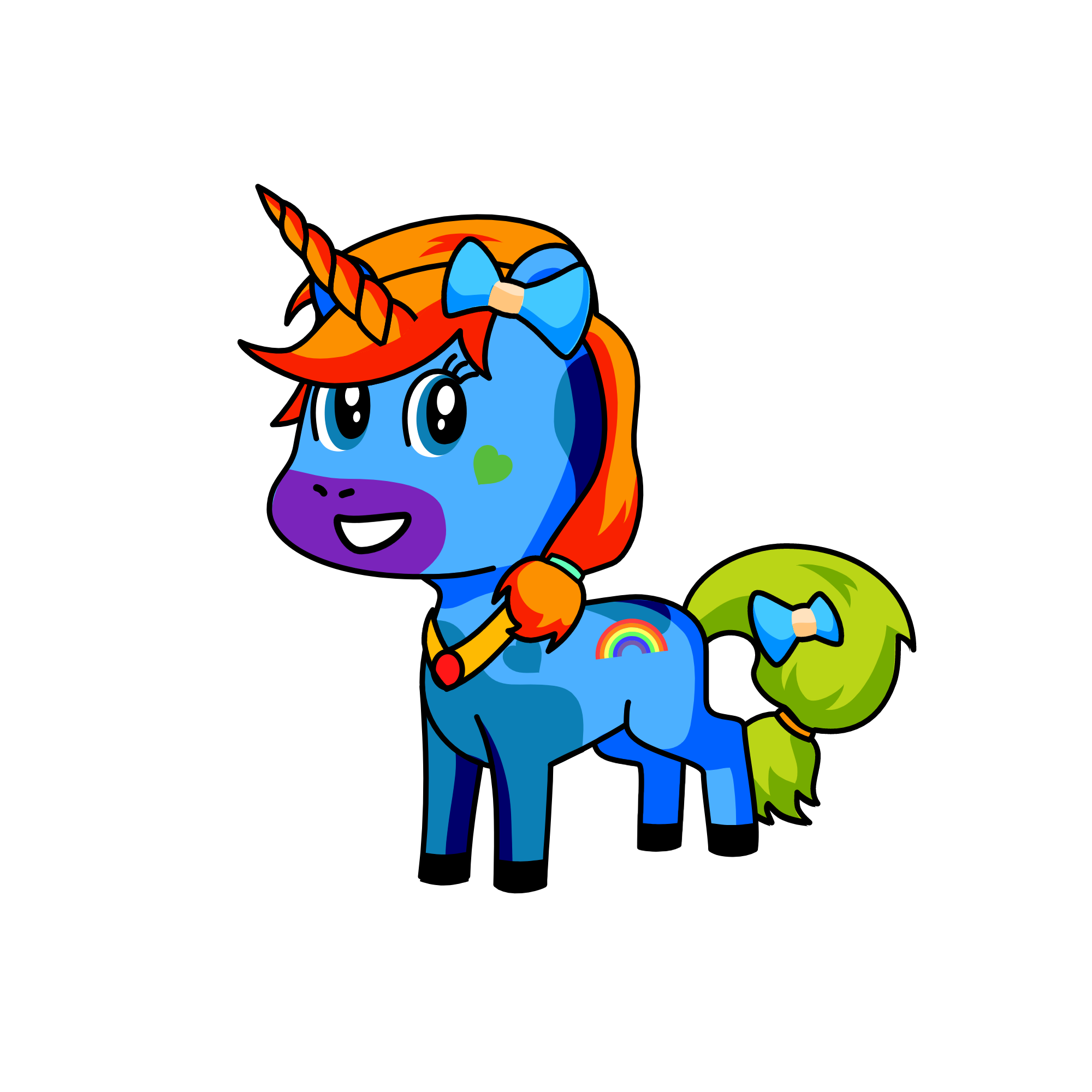 Lucky, the unicorn