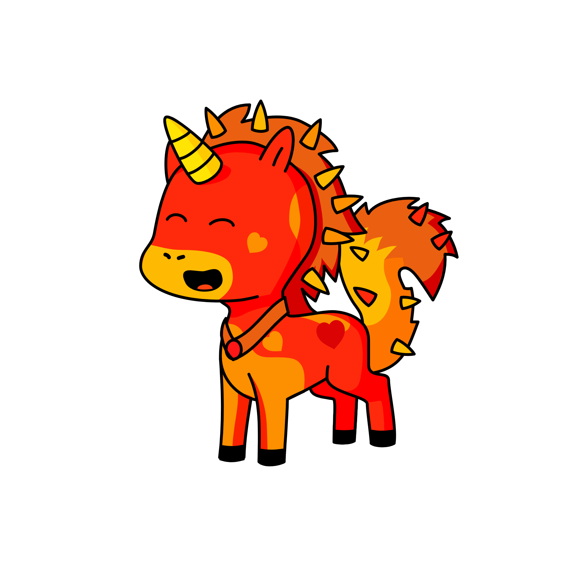 Red Tiger, the unicorn
