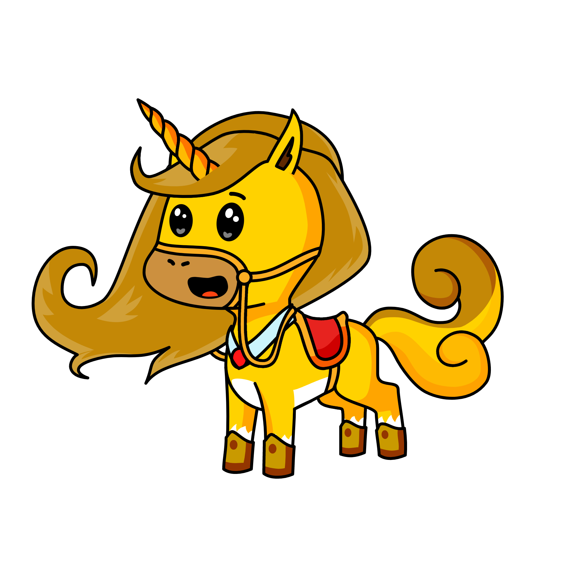 Queen Magnolia, the unicorn