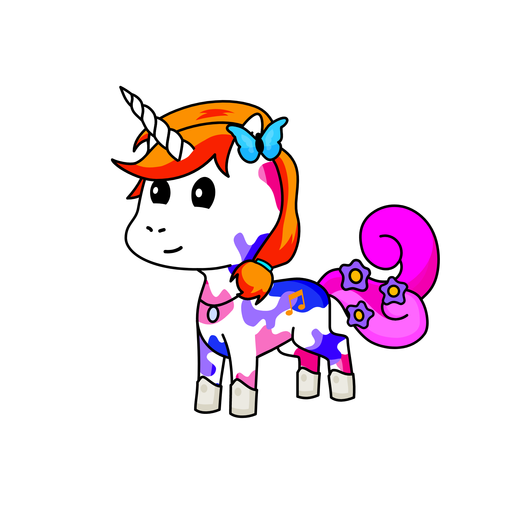 Moonbeam Shinestar, the unicorn