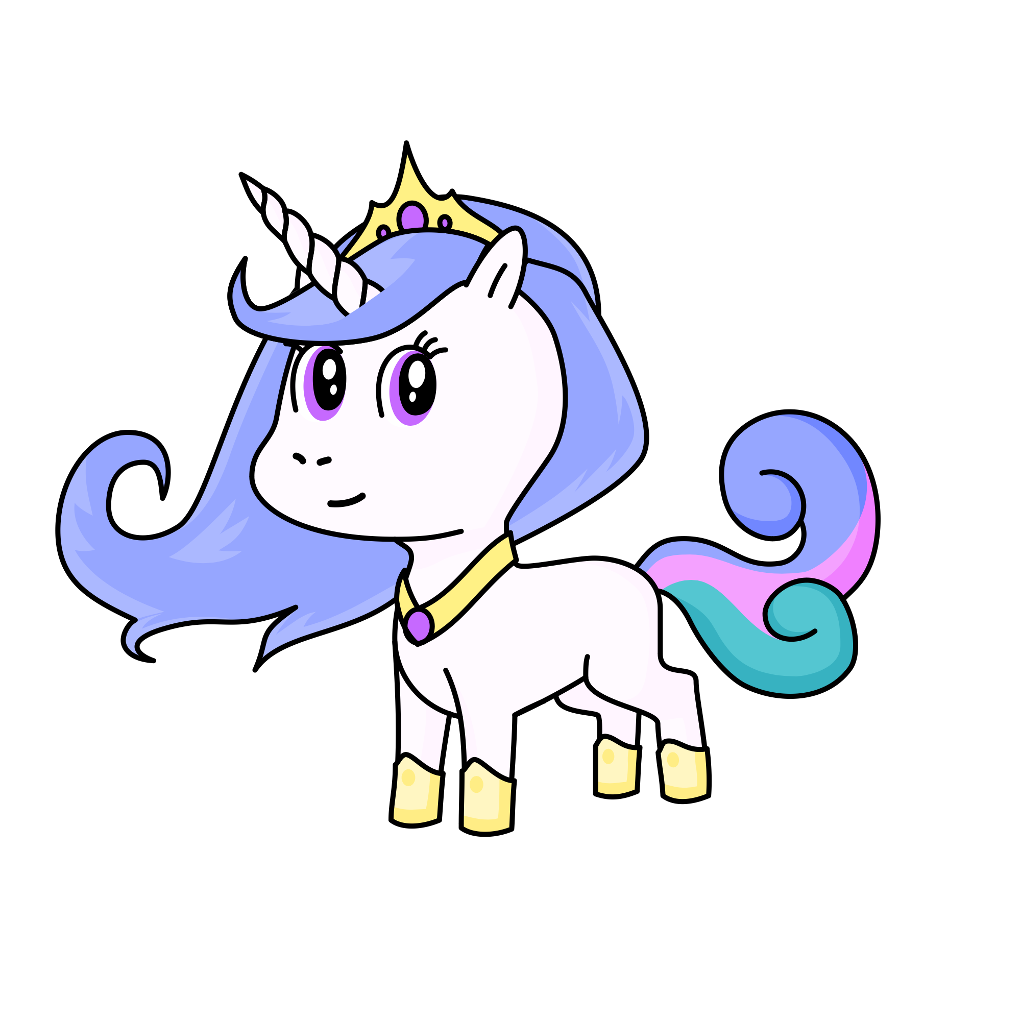 Princess Celestia, the unicorn