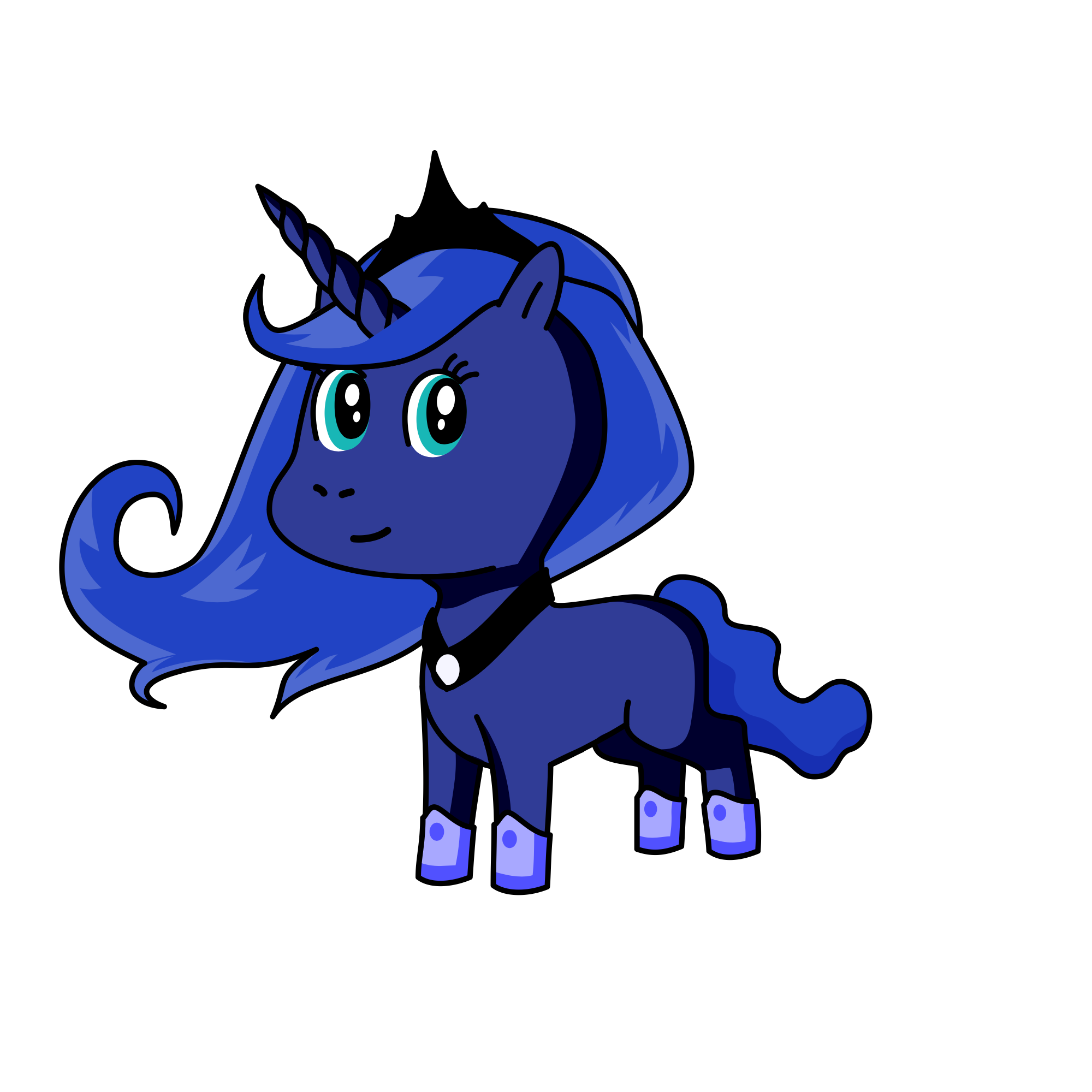Princess Luna, the unicorn