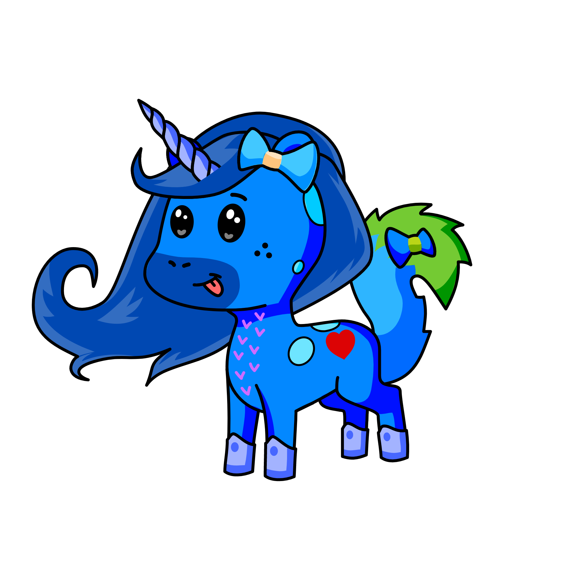 Corni, the unicorn