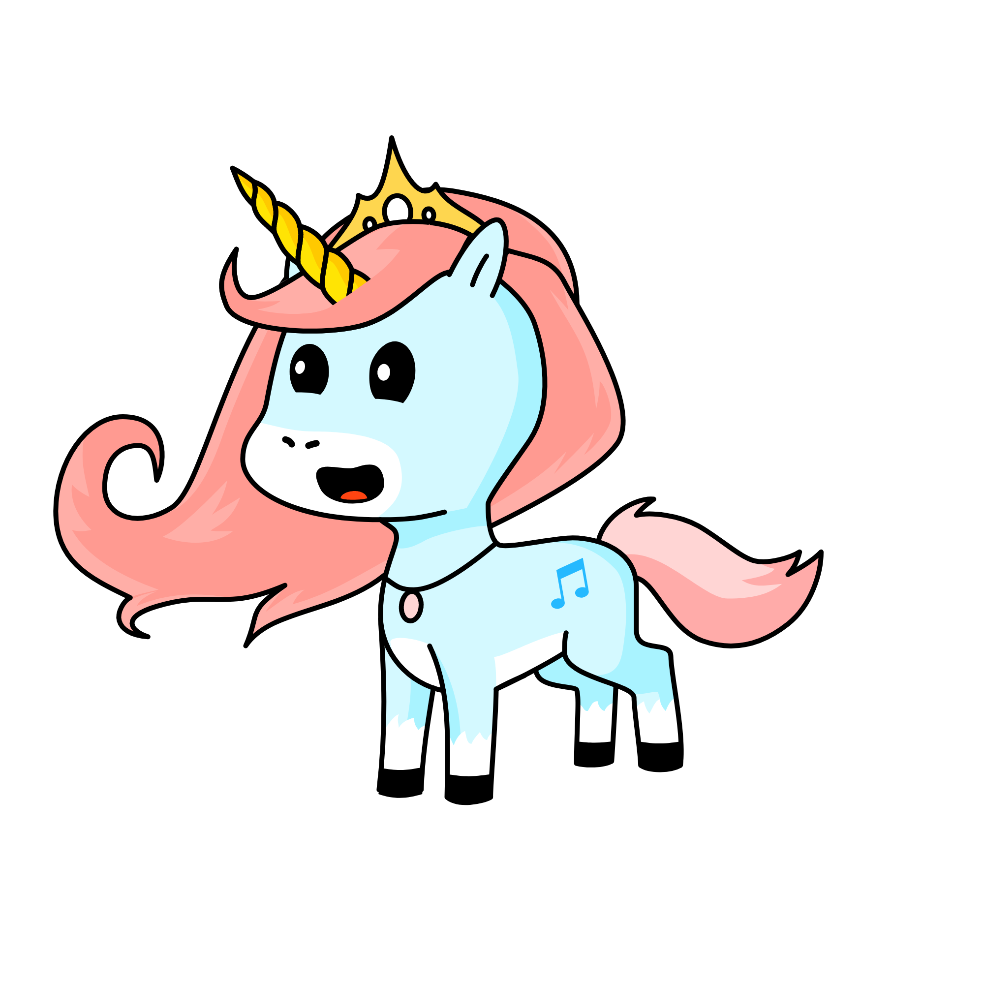 Sky, the unicorn