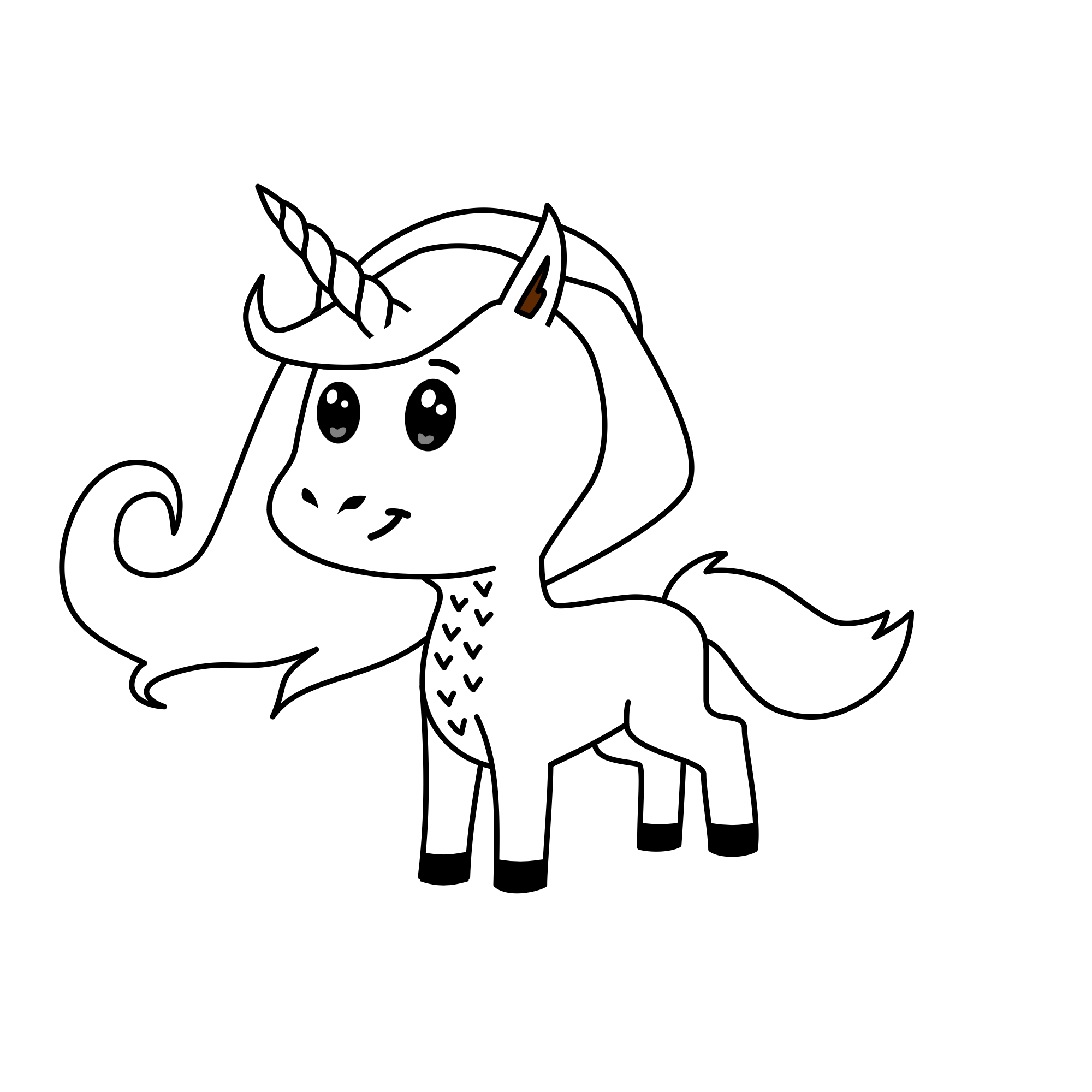 Gh ggggg, the unicorn