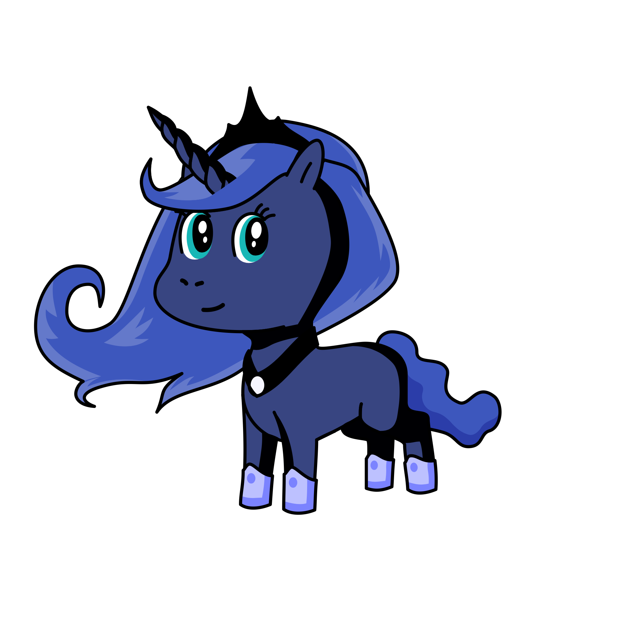Princess Luna, the unicorn