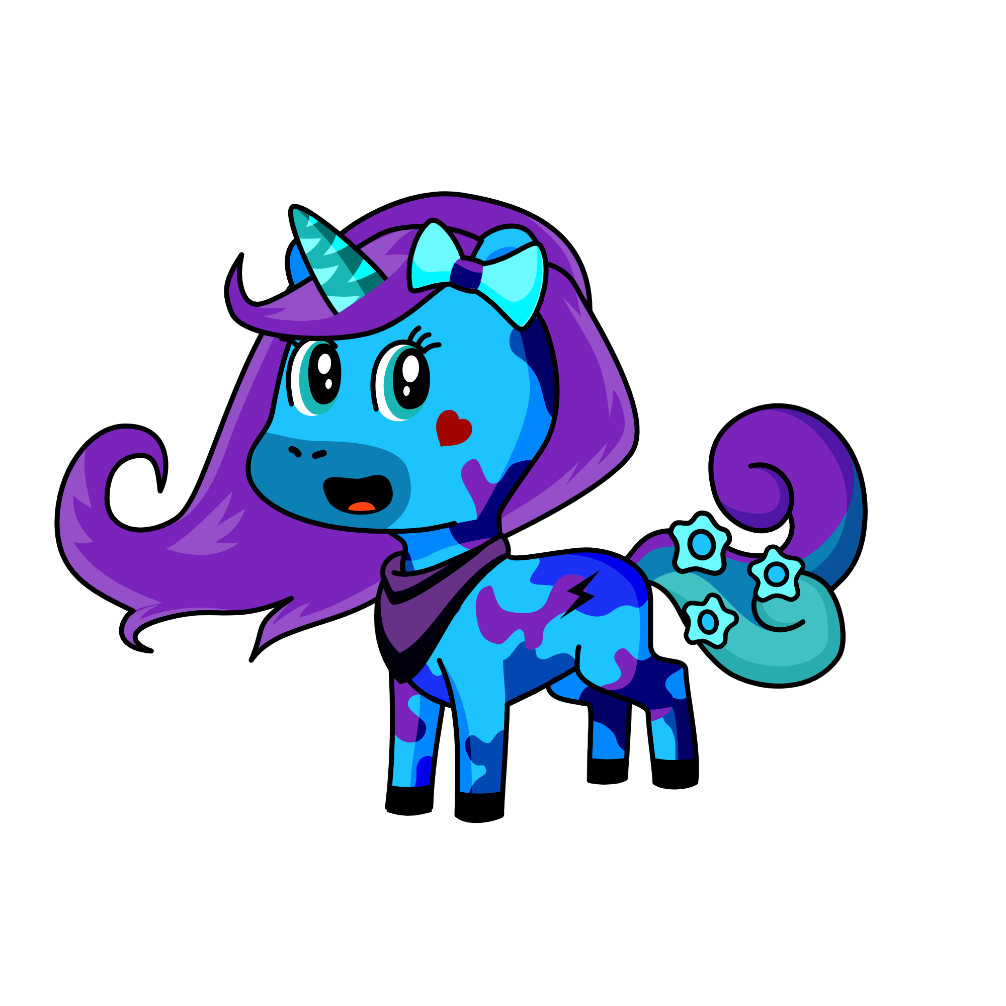 Galaxy, the unicorn