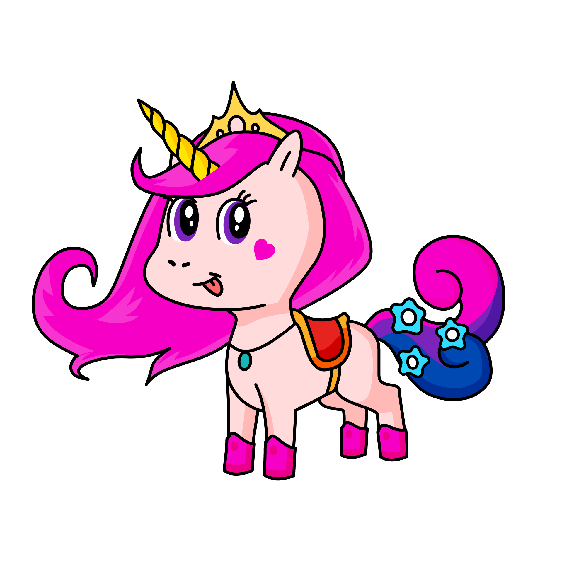 pinky, the unicorn