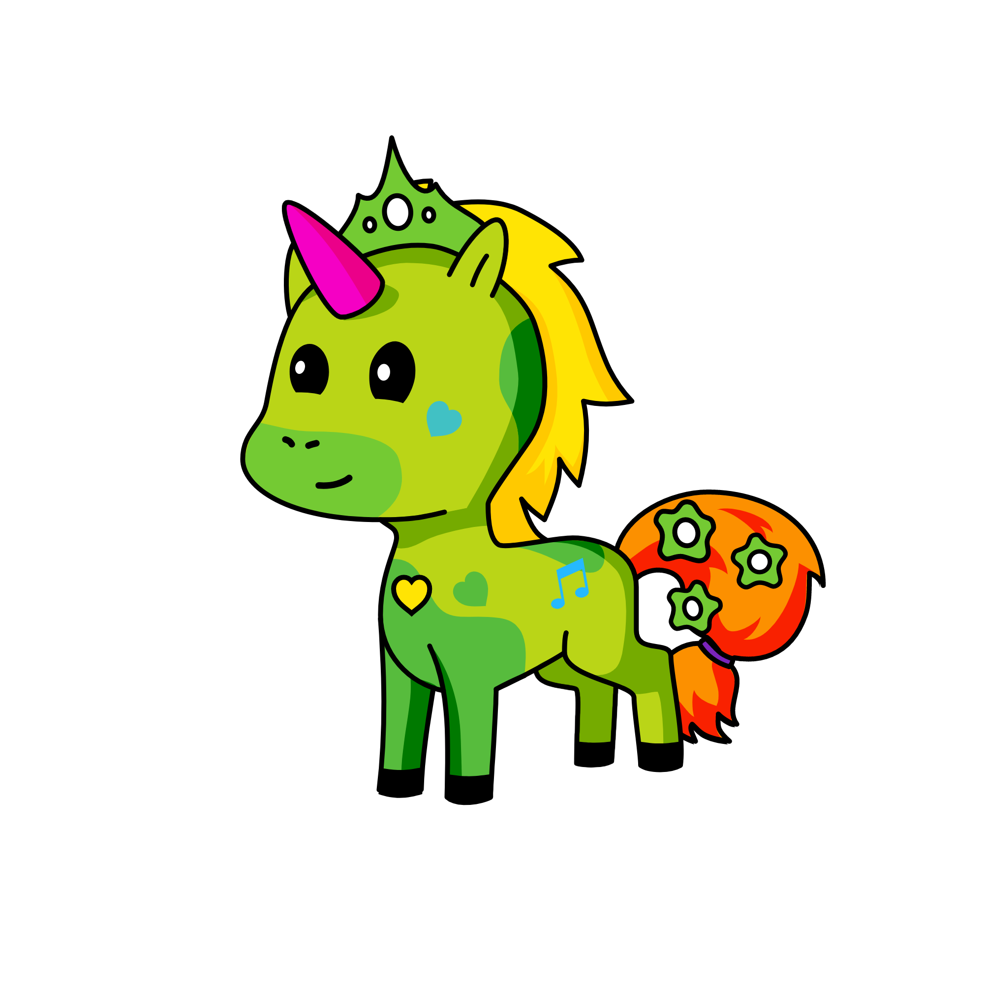 nata pony, the unicorn