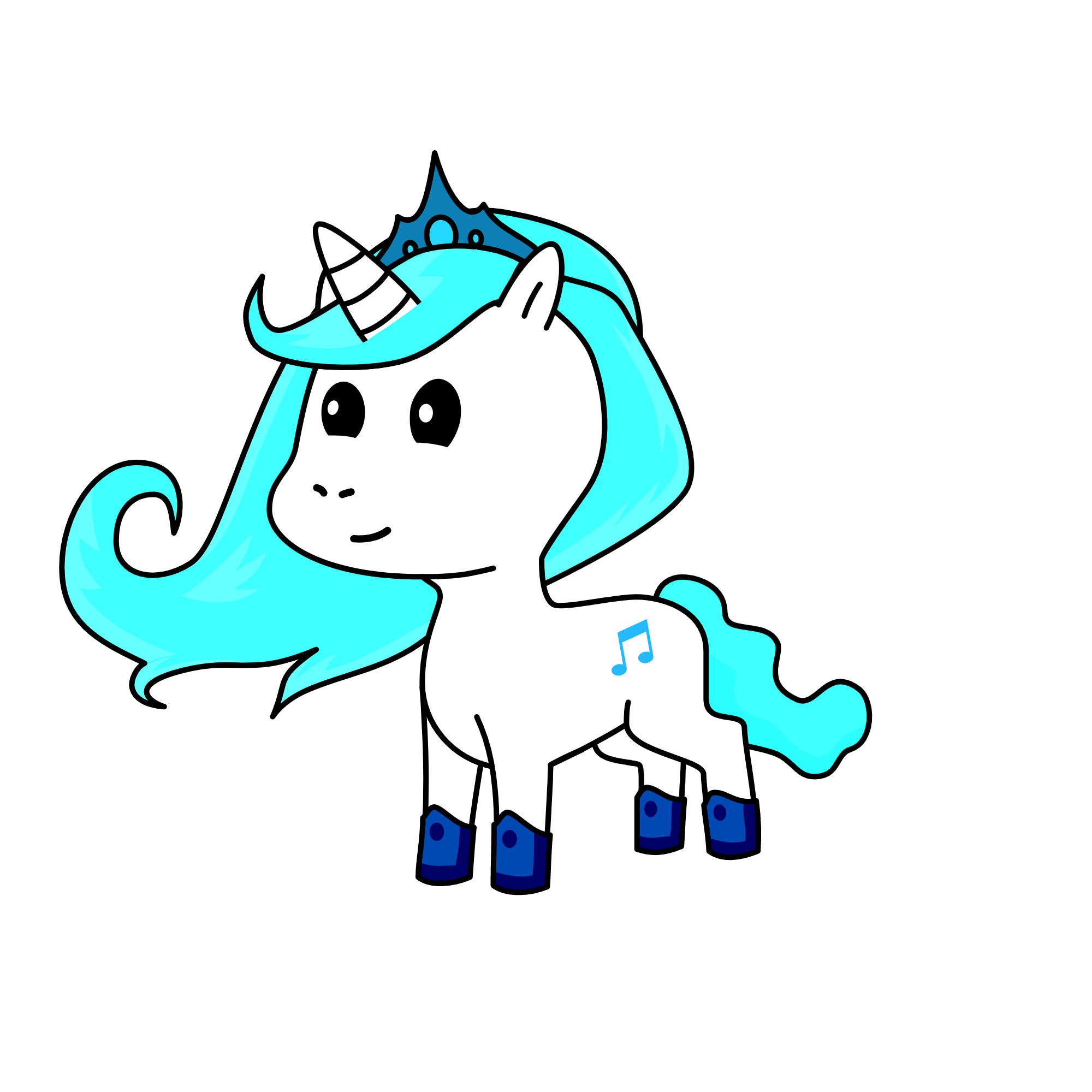 Princess Winter, the unicorn